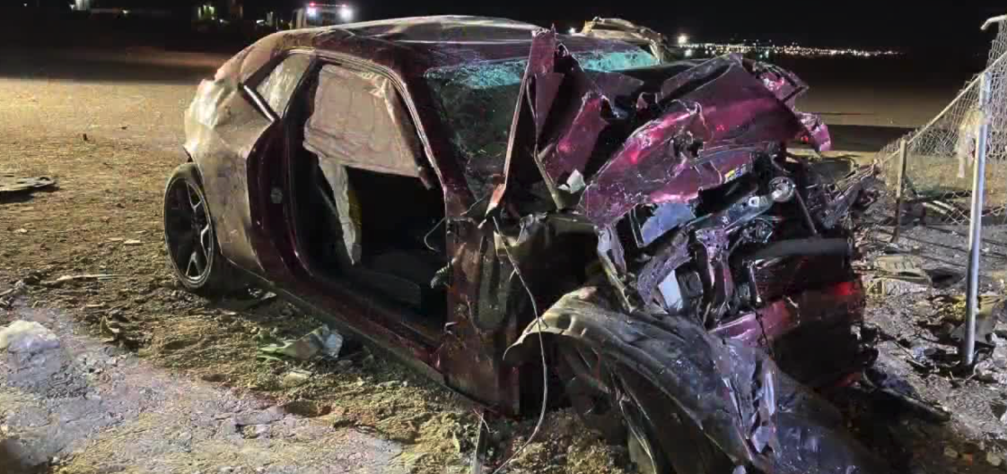 North Las Vegas crash photo - NLVPD