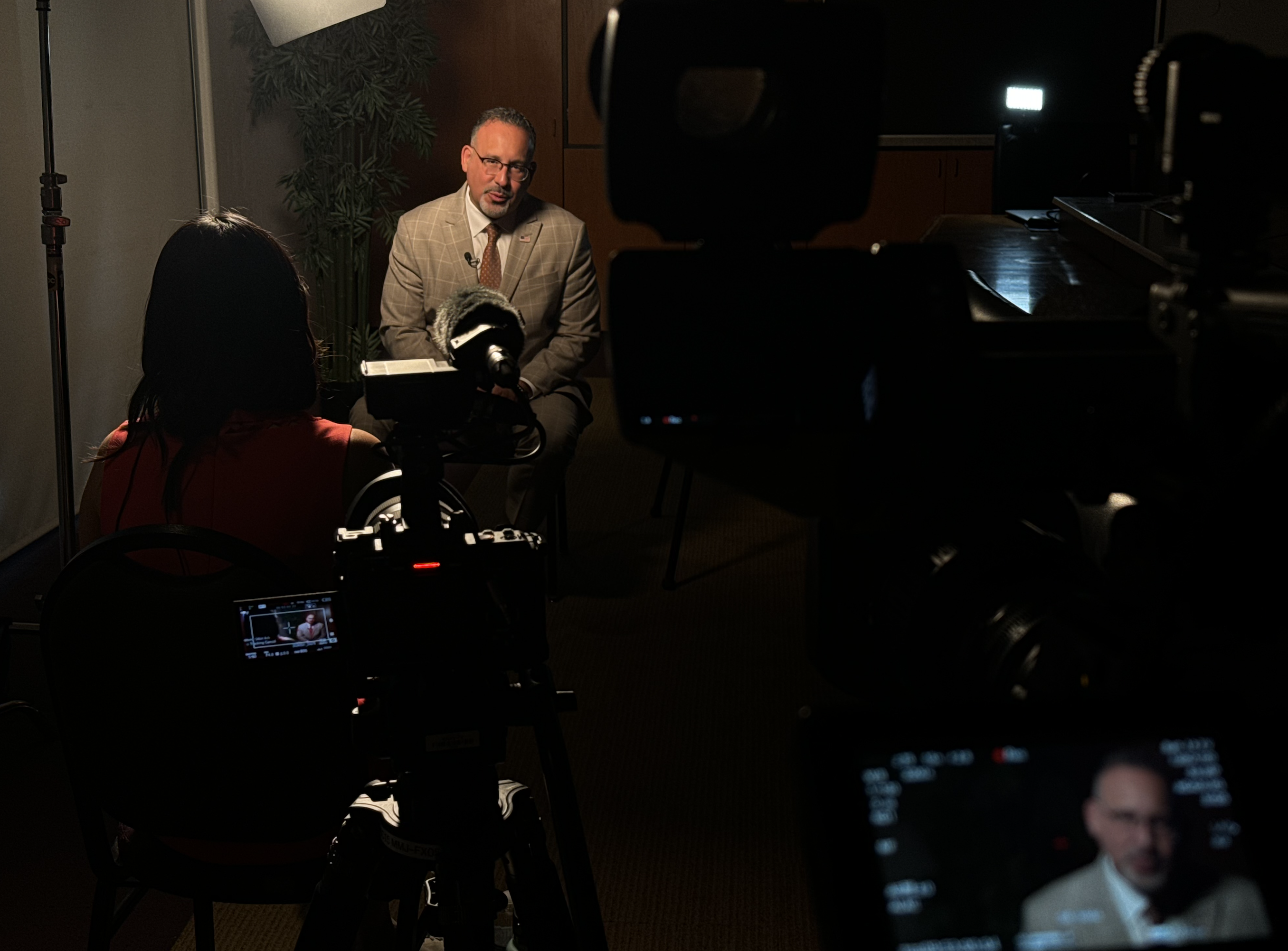 US Secretary of Education Miguel Cardona