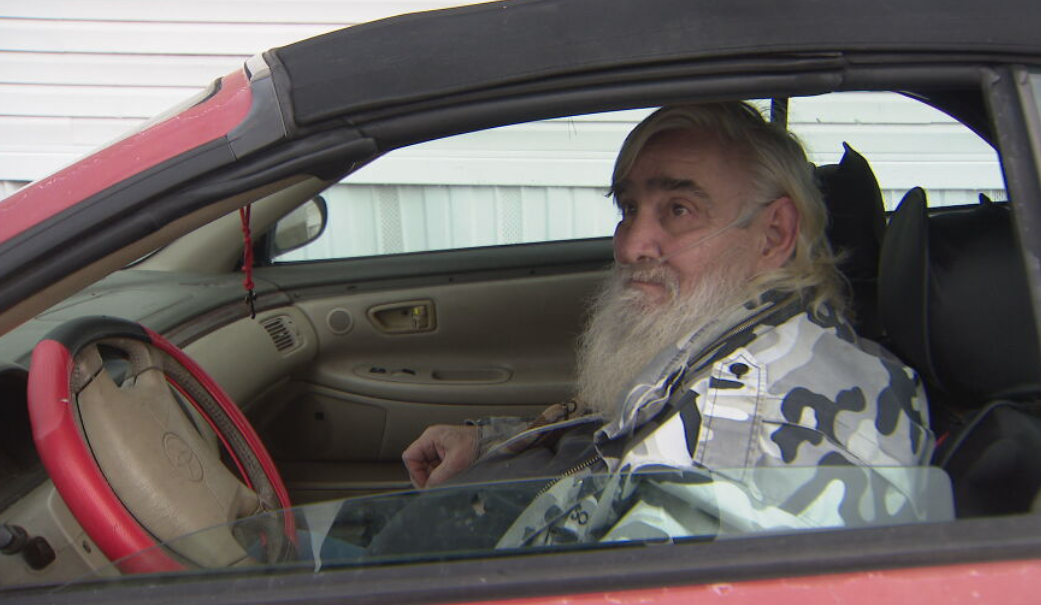 man with disability receives power