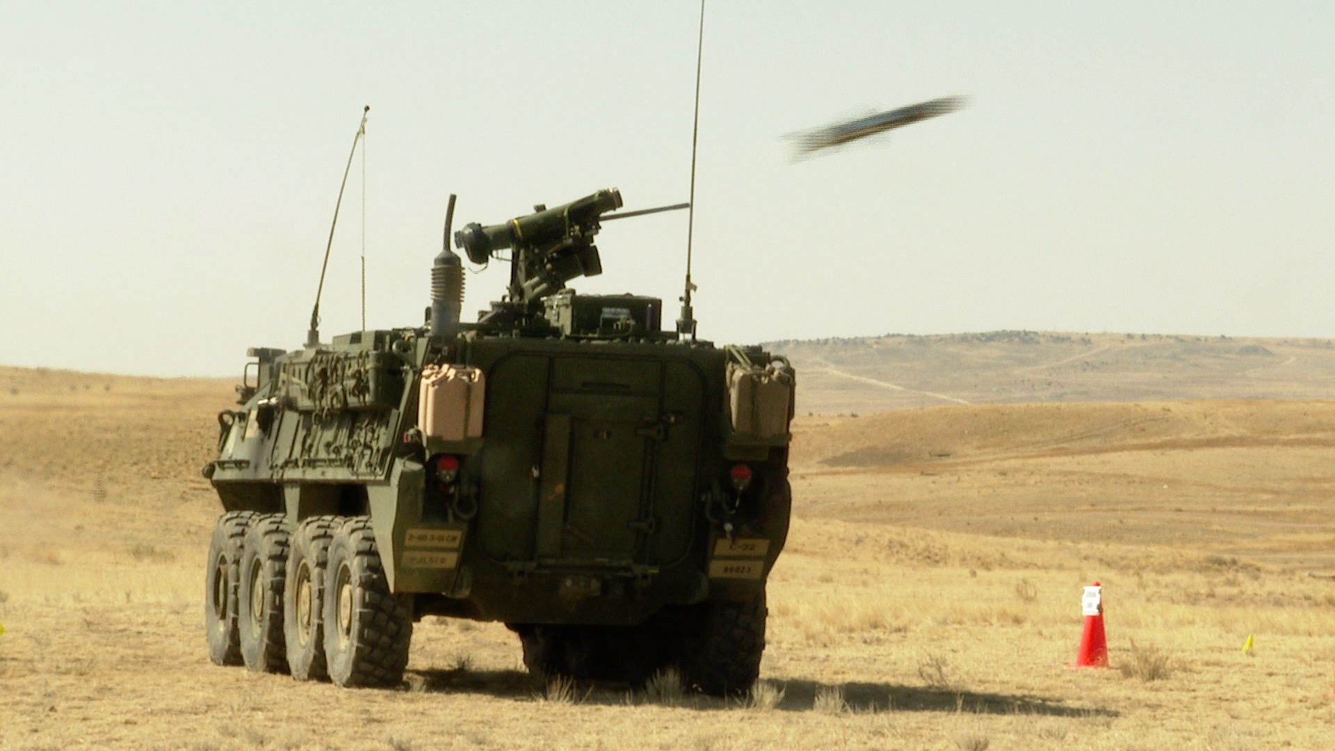 Fort Carson Stryker Brigade test fires javelin missile system