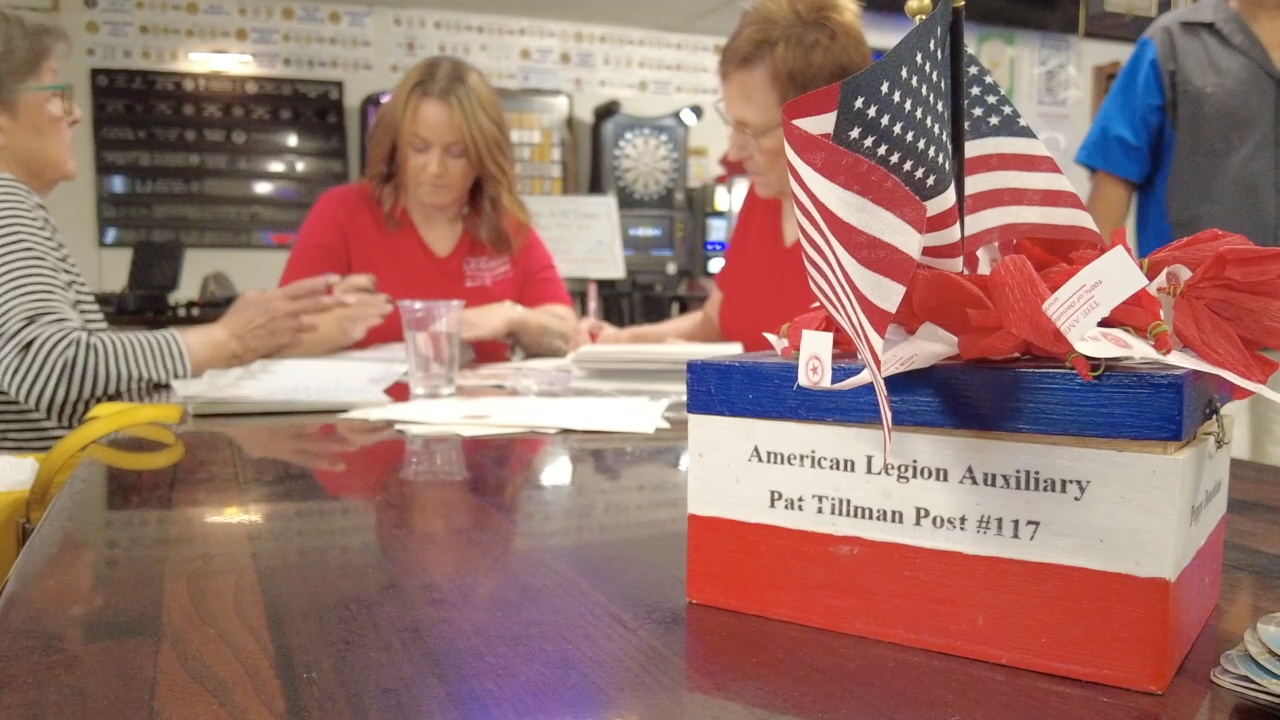 Pat Tillman Legion Christmas cards 