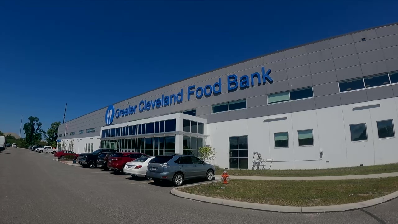 The Greater Cleveland Food Bank invested $40 million in this distribution hub in the Collinwood neighborhood, where industrial blight is just a block away.