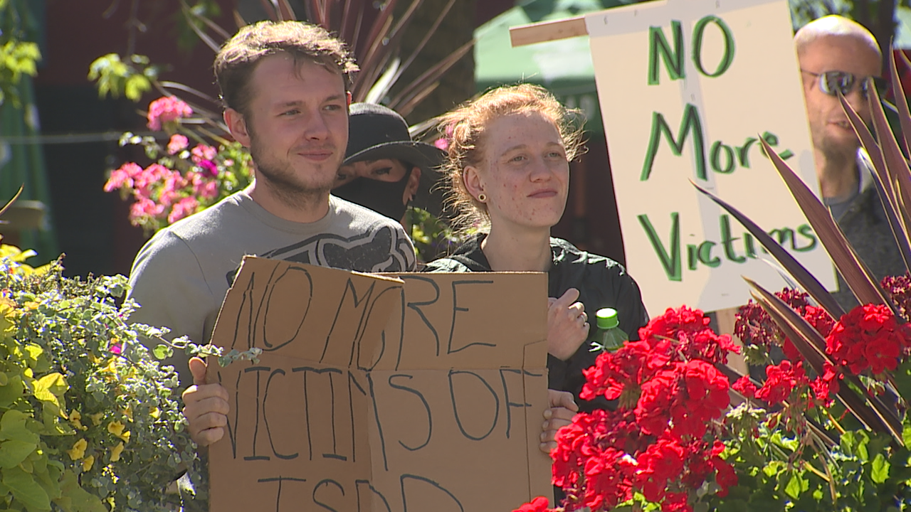 Brady Mistic at downtown Idaho Springs demonstration