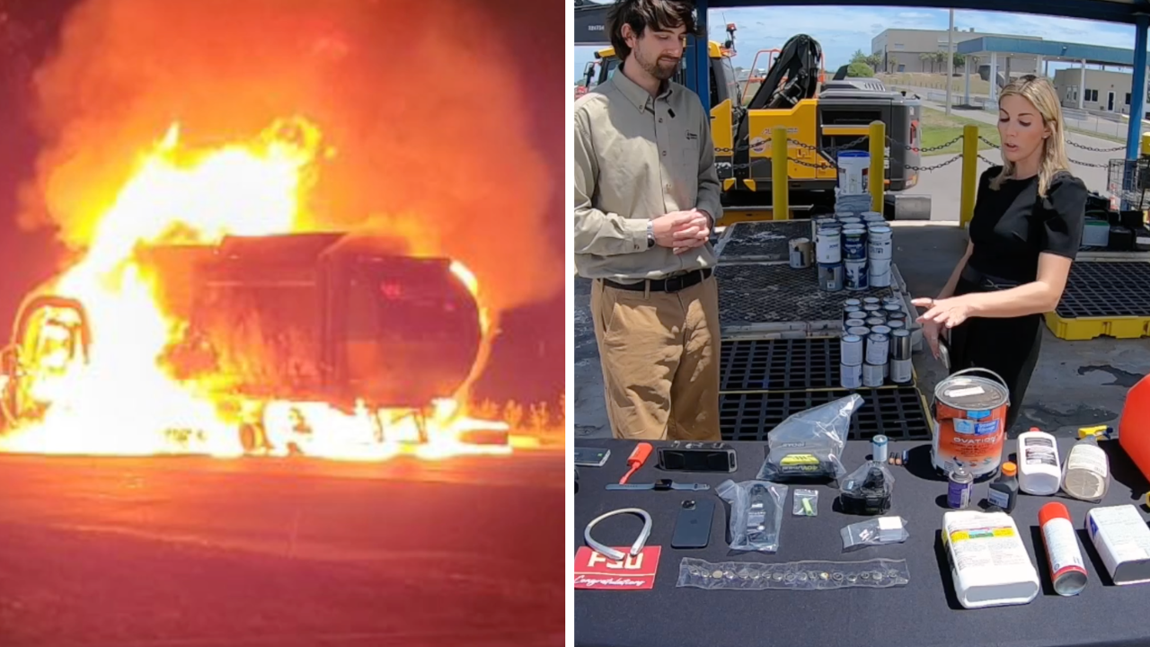 Hurricane prep: Know the risk of fires with EV's and lithium ion batteries