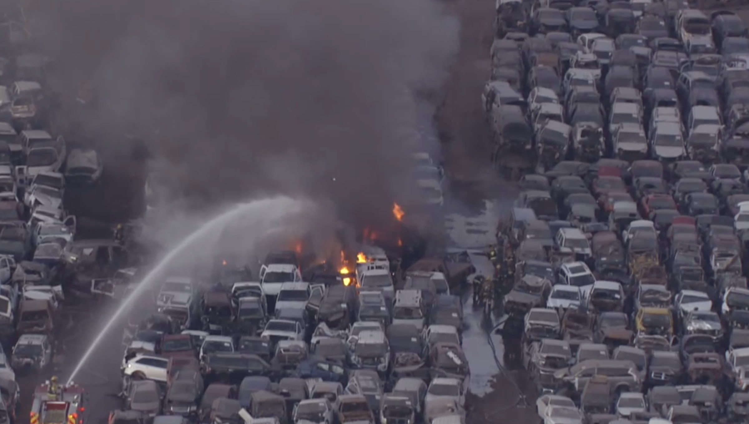 Phoenix junkyard fire
