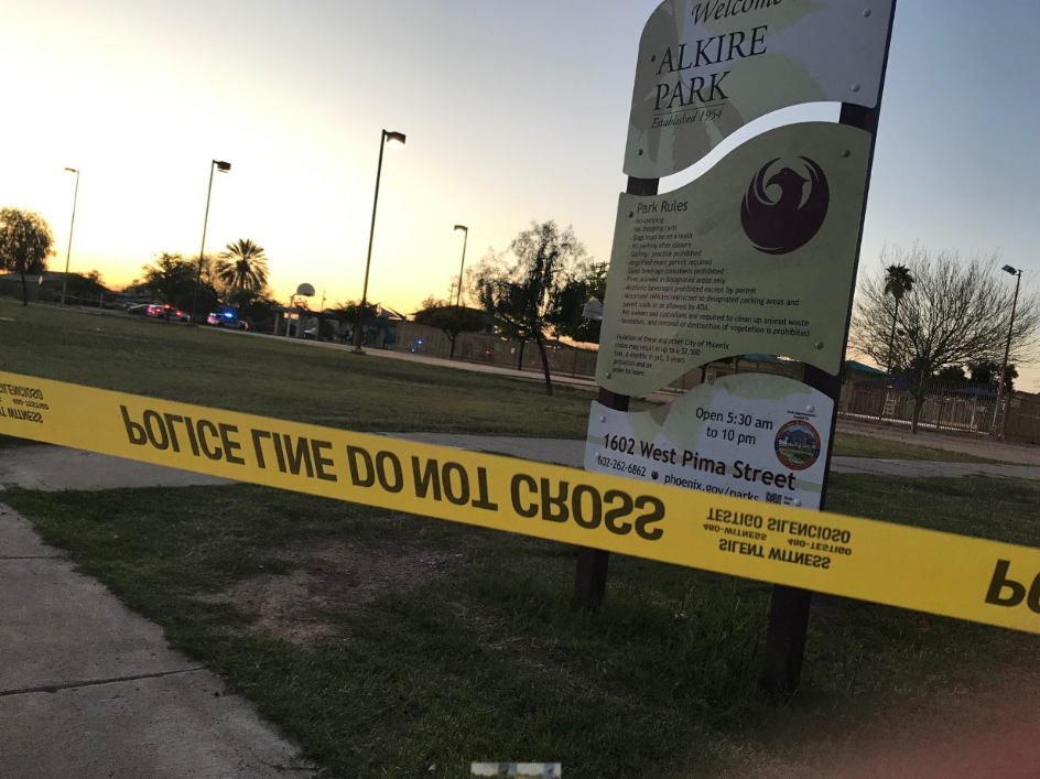 Shooting on West Papago Street 