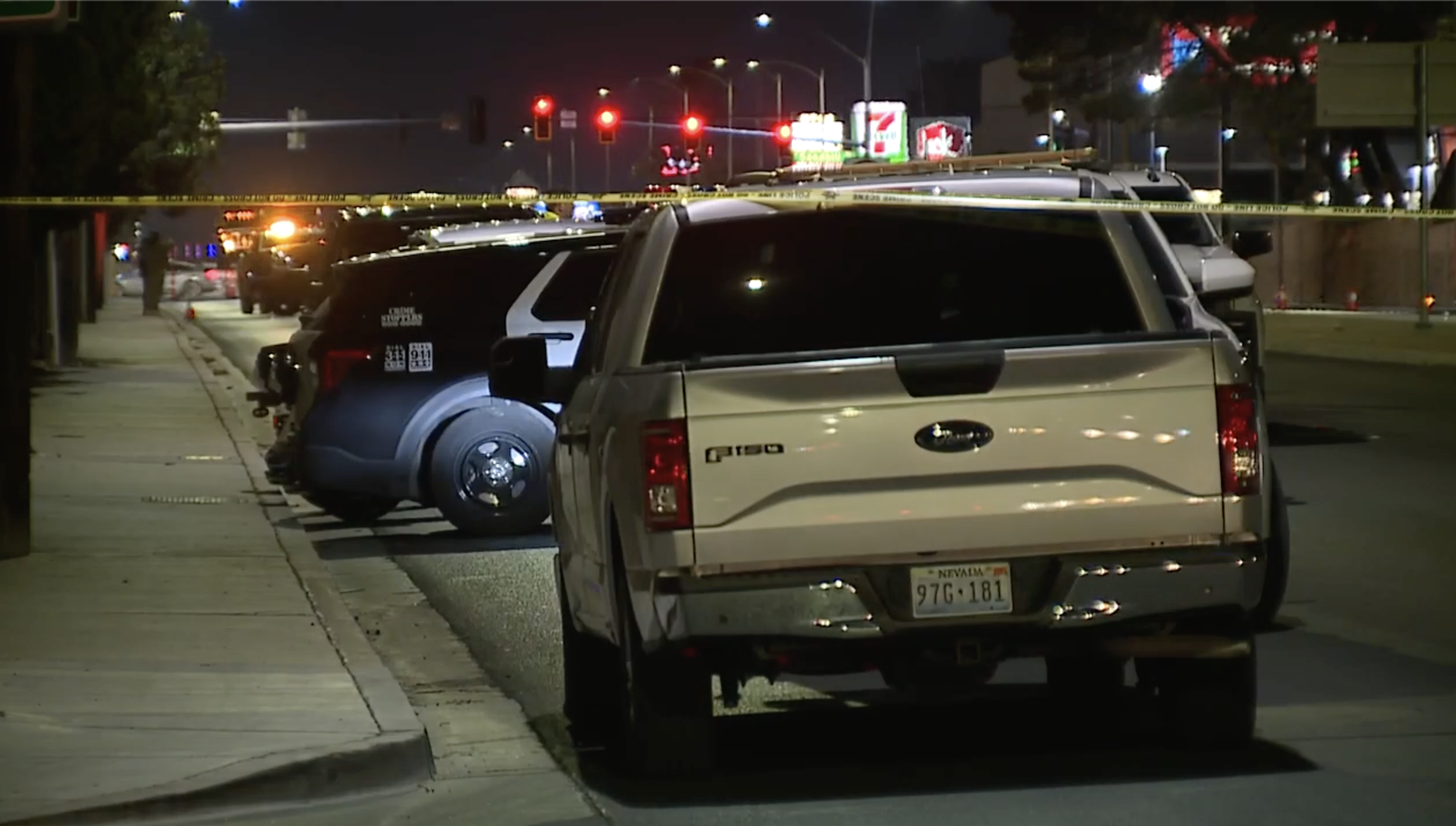 Pedestrian killed in hit and run crash on Tropicana Avenue at Rollingwood Circle