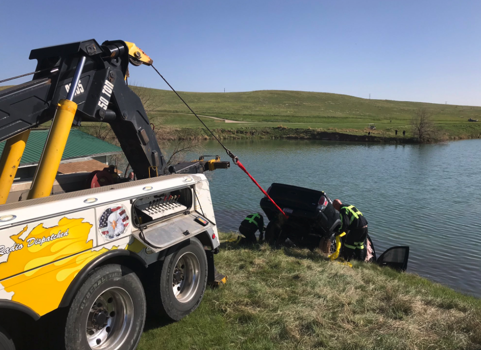 Stolen vehicle into lake_May 7 2020
