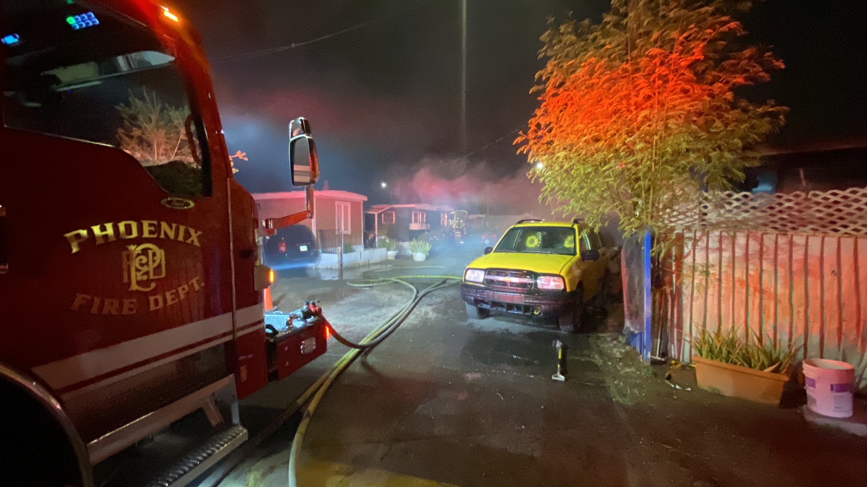 24th Street McDowell mobile home fire