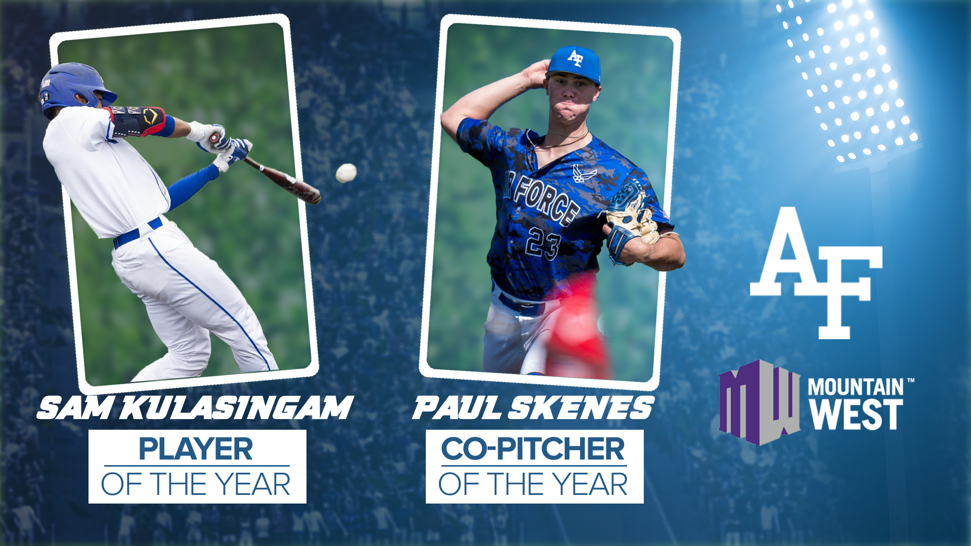 Kulasingam, Skenes lead All-Mountain West selections for Air Force