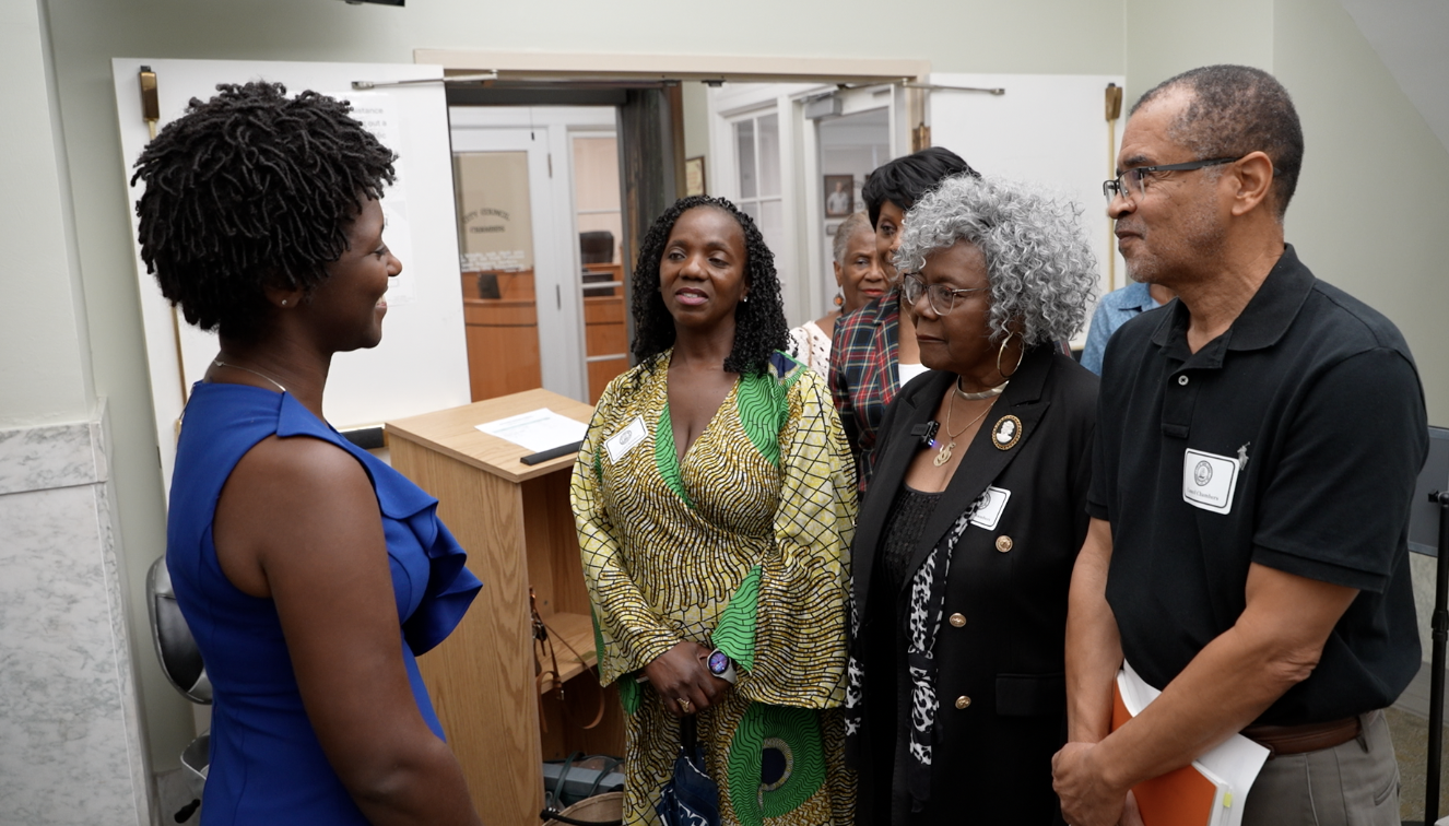 Jada talks to Jackson House Foundation