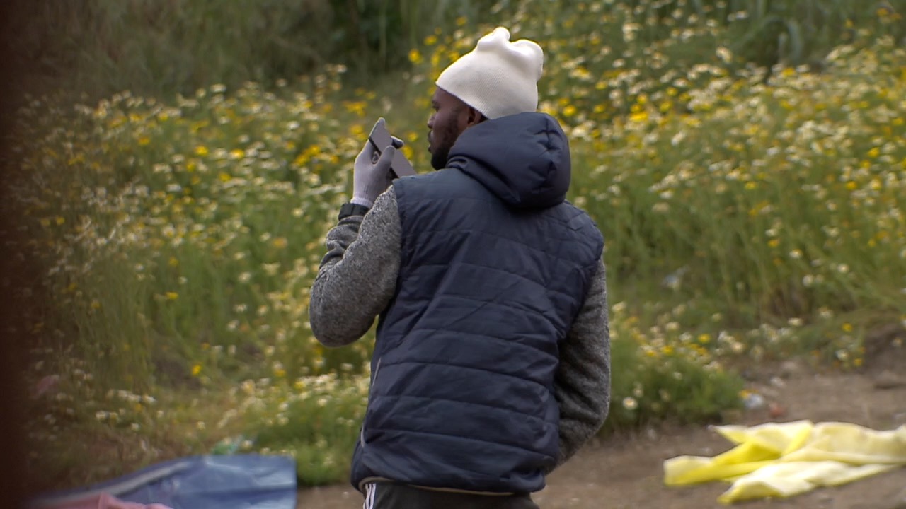 Groups of migrants have been waiting at the border near San Ysidro in recent weeks.