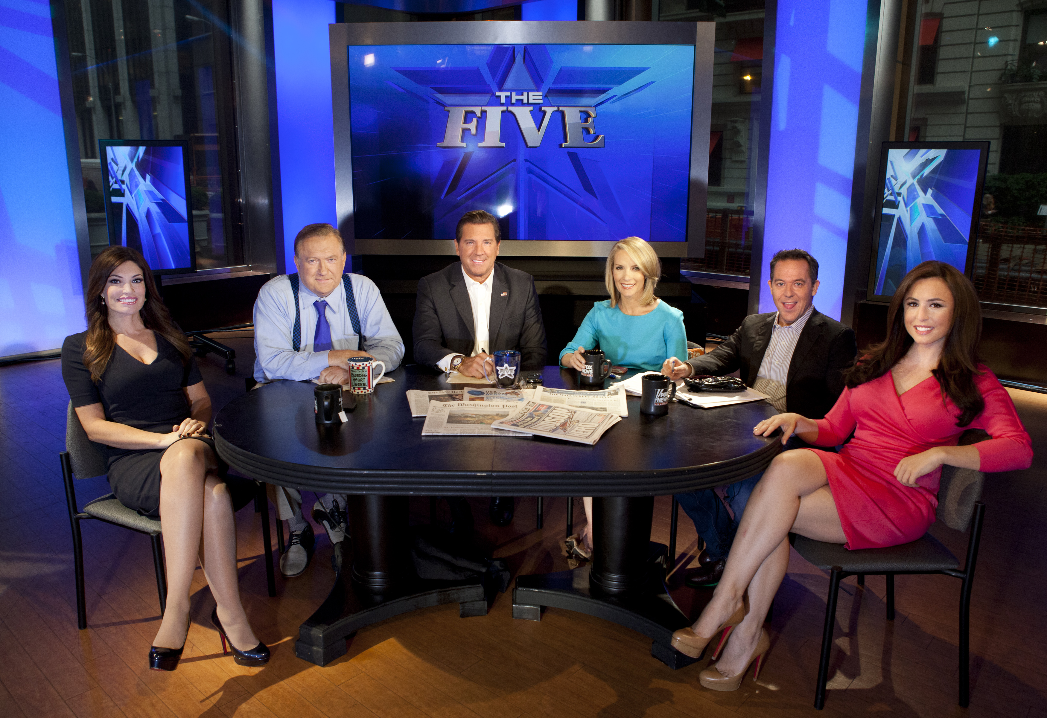 Kimberly Guilfoyle, Bob Beckel, Eric Bolling, Dana Perino, Greg Gutfeld and Andrea Tantaros