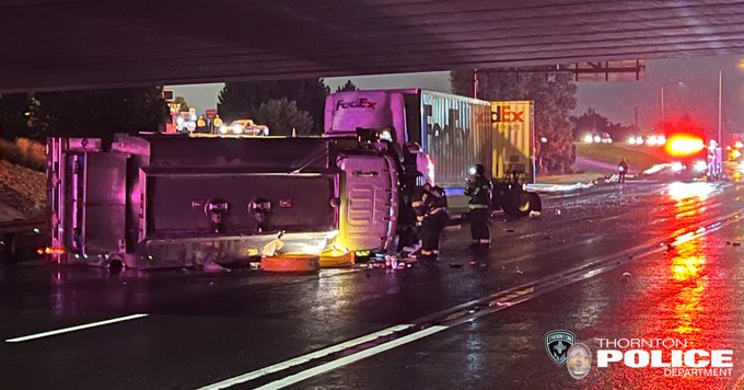 Sept 22 2022 crash on I-25 at 84th
