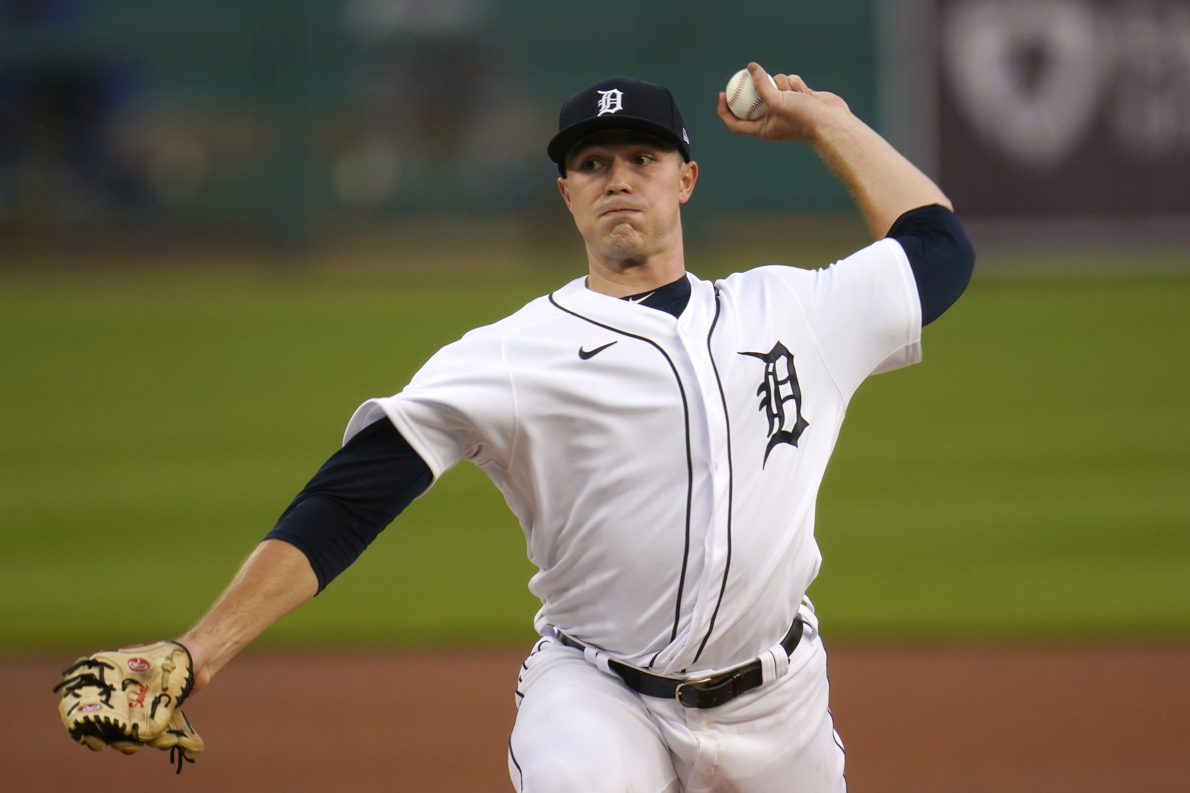 Skubal strikes out career-high eight, but Tigers fall to Singer, Royals