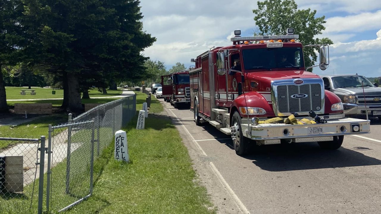 Great Falls Fire Rescue is conducting mass casualty incident training at Elks Riverside Park