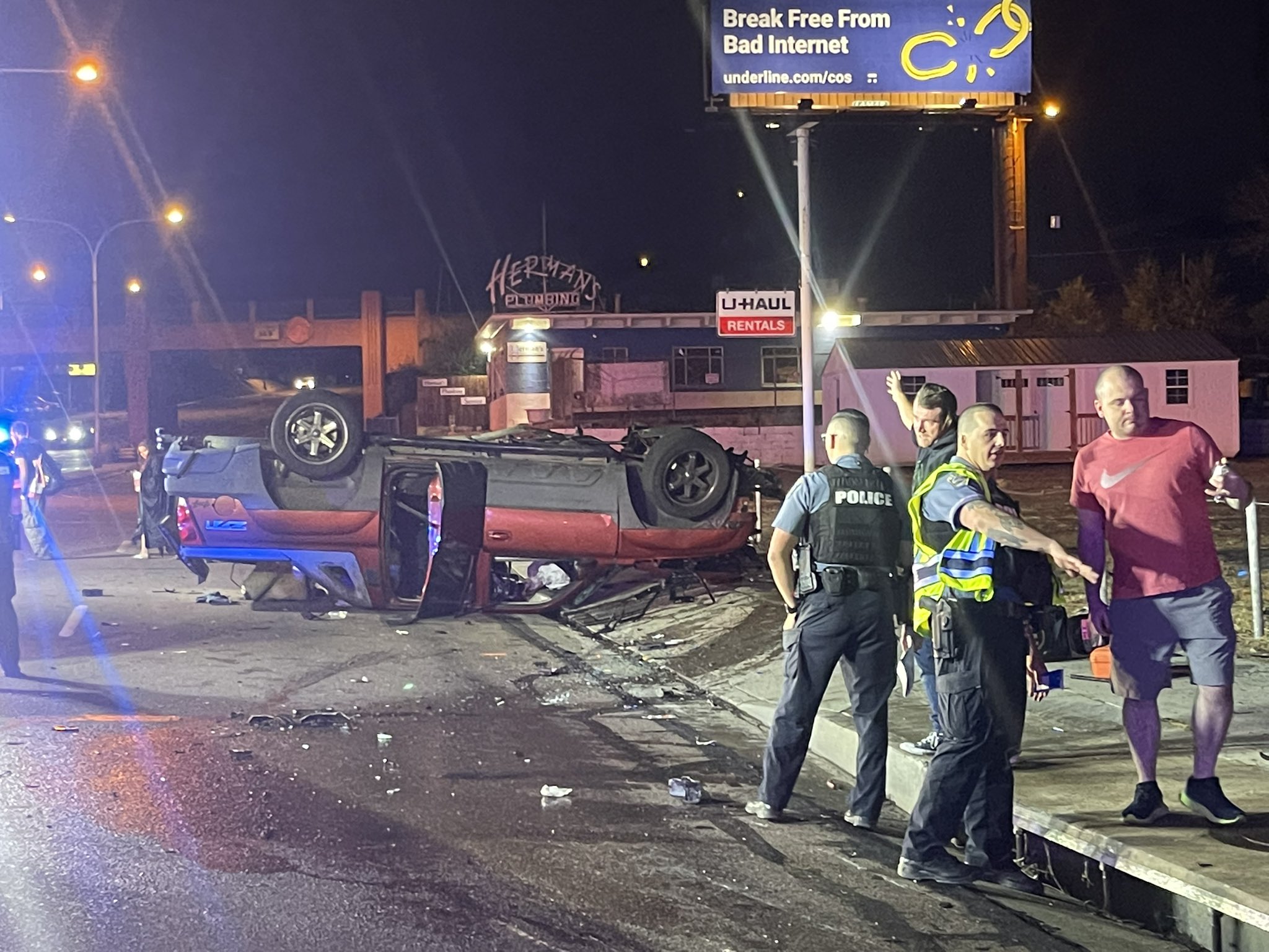 Colorado Springs crash S Nevada and Mill St 10-3-22