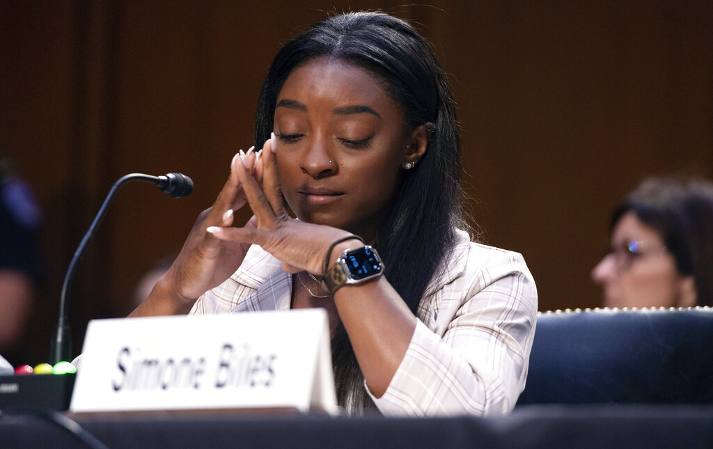Senate Judiciary Simone Biles
