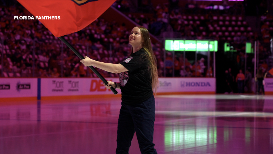 Pink in the Rink night