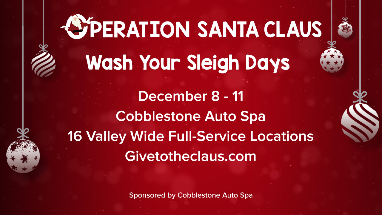 Operation Santa Claus wash your sleigh days 