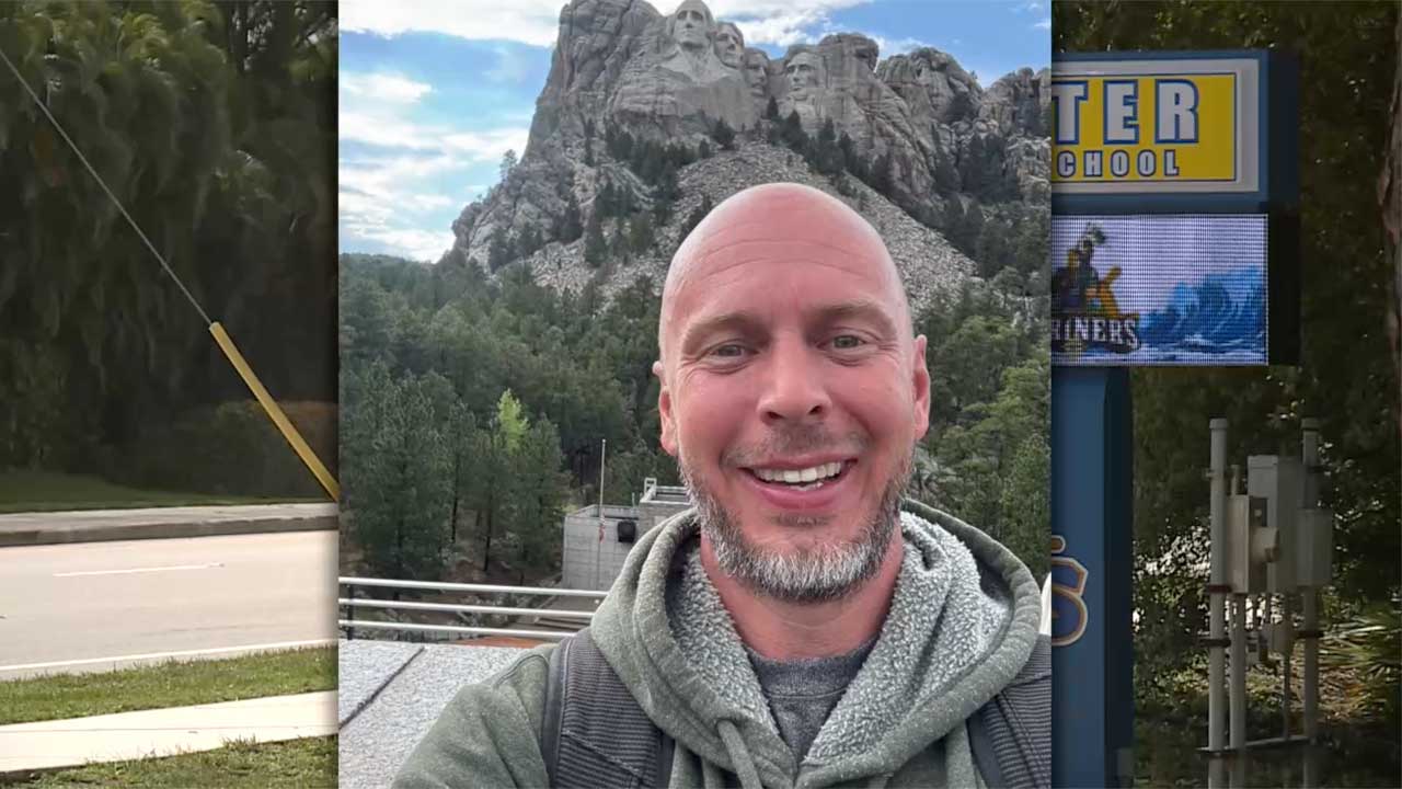 Kevin Burns, Jupiter Middle School teacher