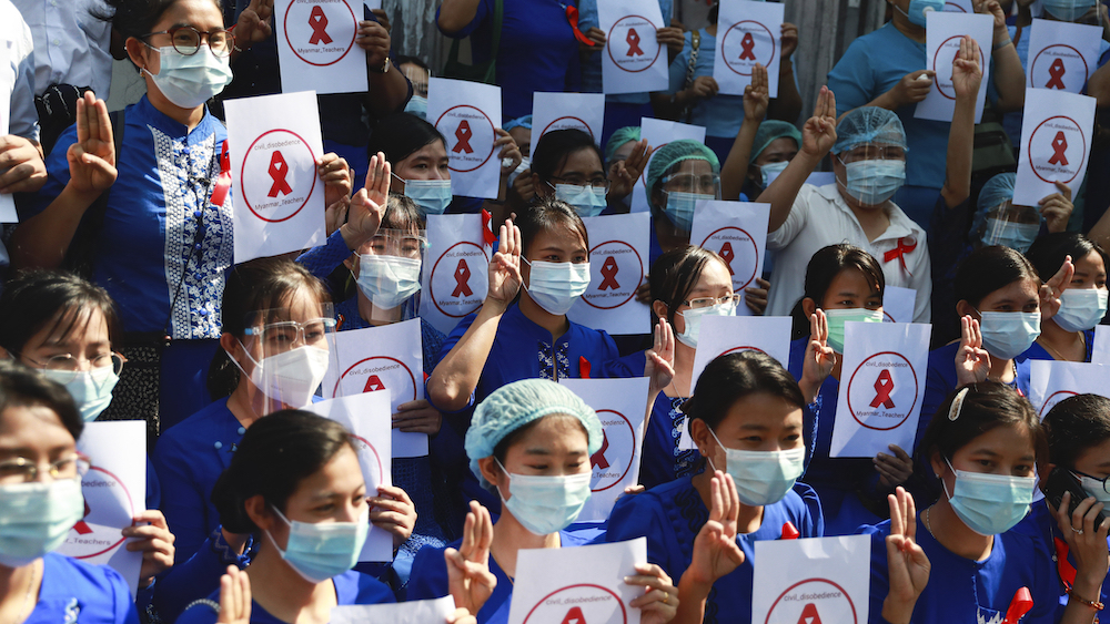 Myanmar protests