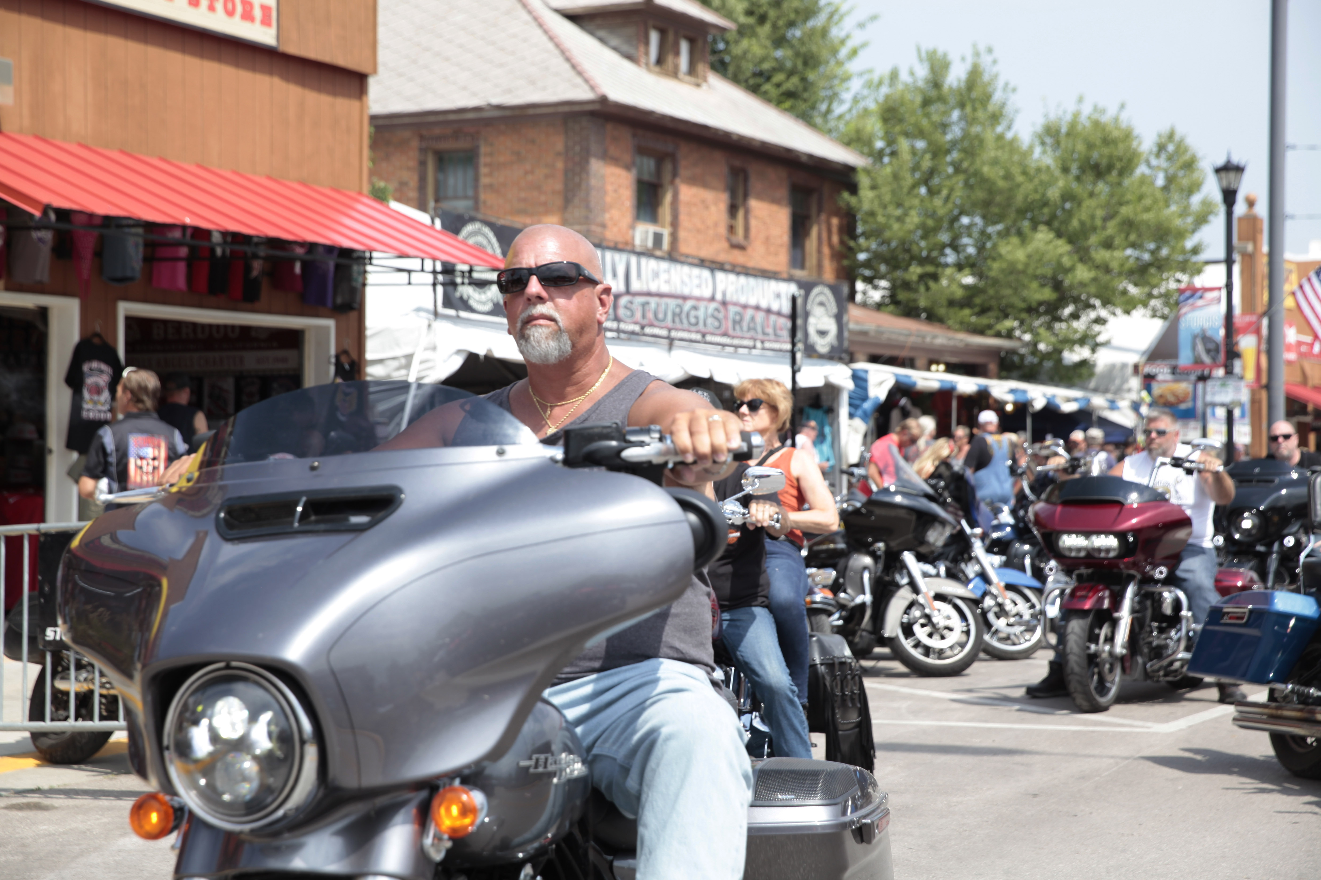 Virus Outbreak Motorcycle Rally