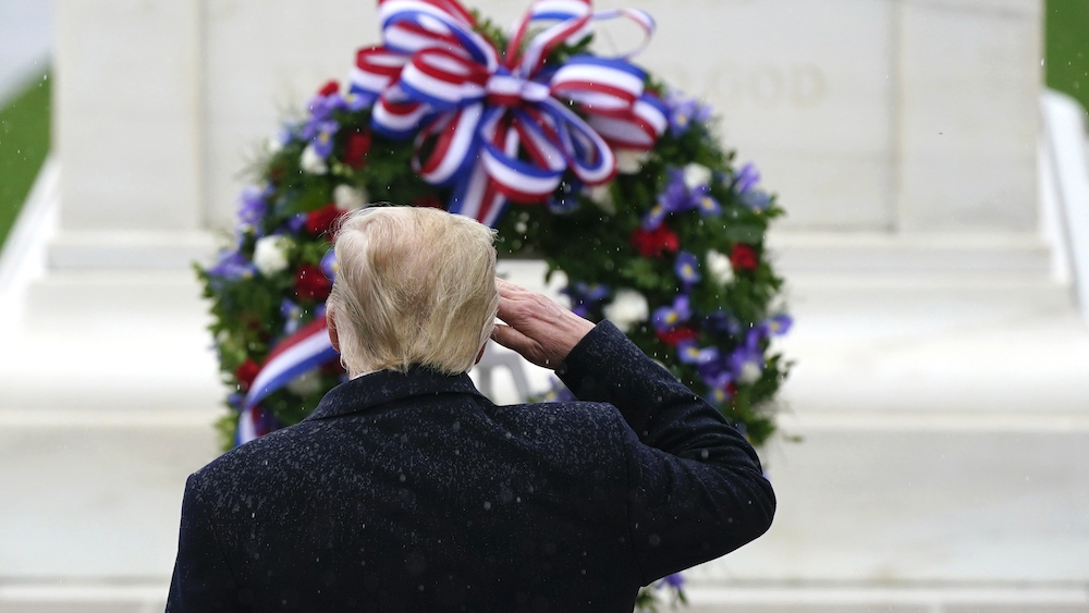 President Donald Trump to lay wreath at Tomb of the Unknown Soldier in Veteran's Day ceremony