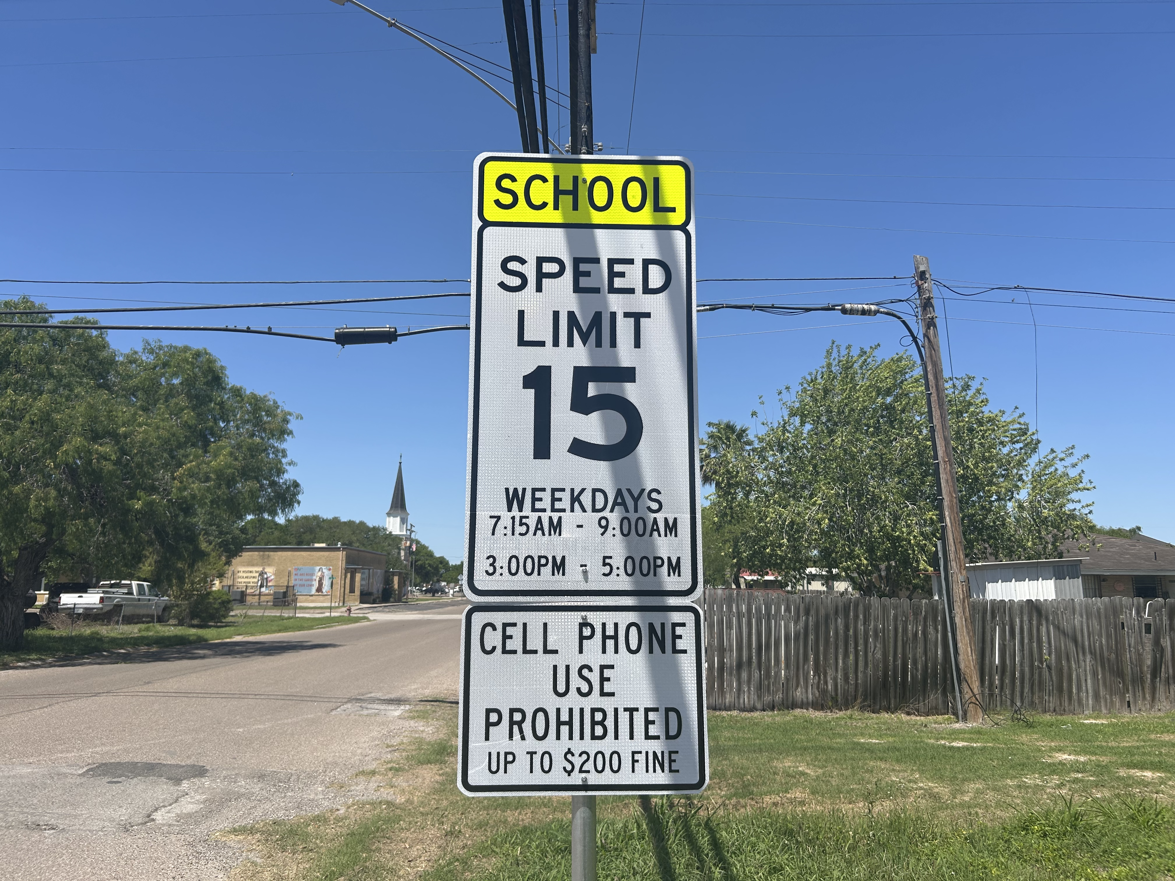Updated school speed limit signs