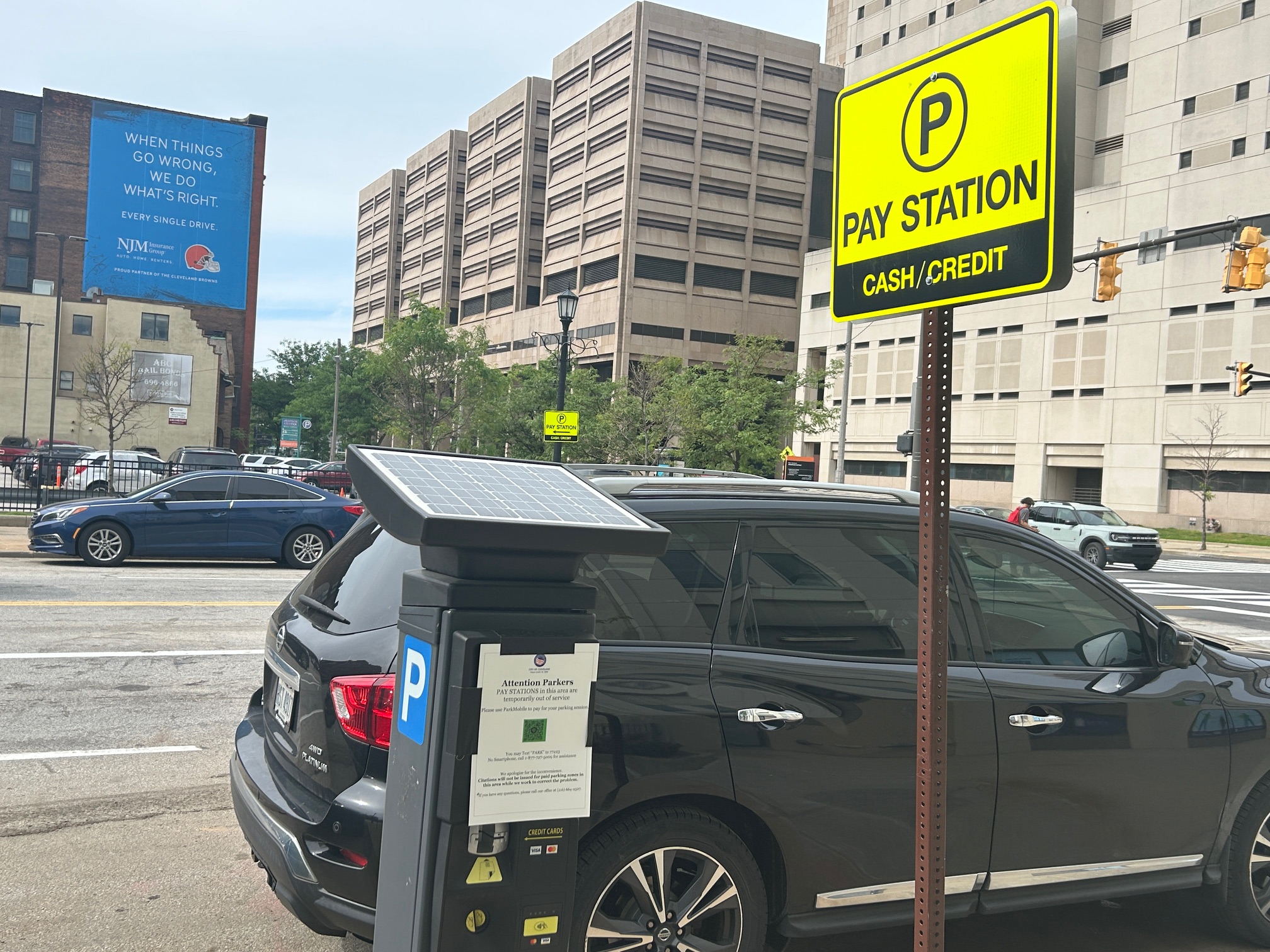 Broken Parking Pay Station