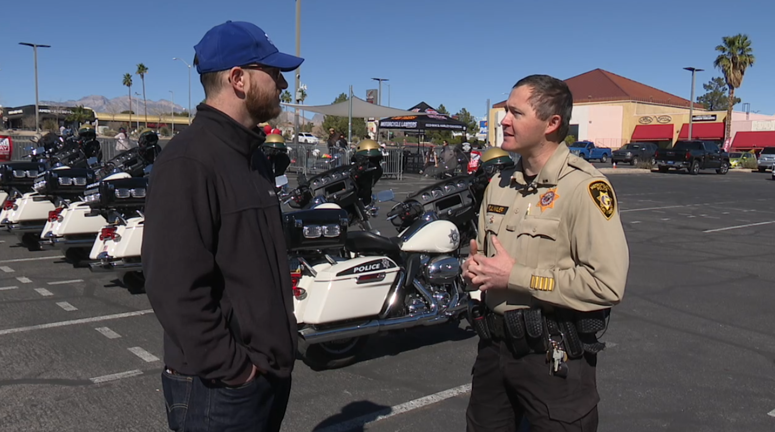 Locals attend LVMPD and Harley Davidson-led motorcycle lessons