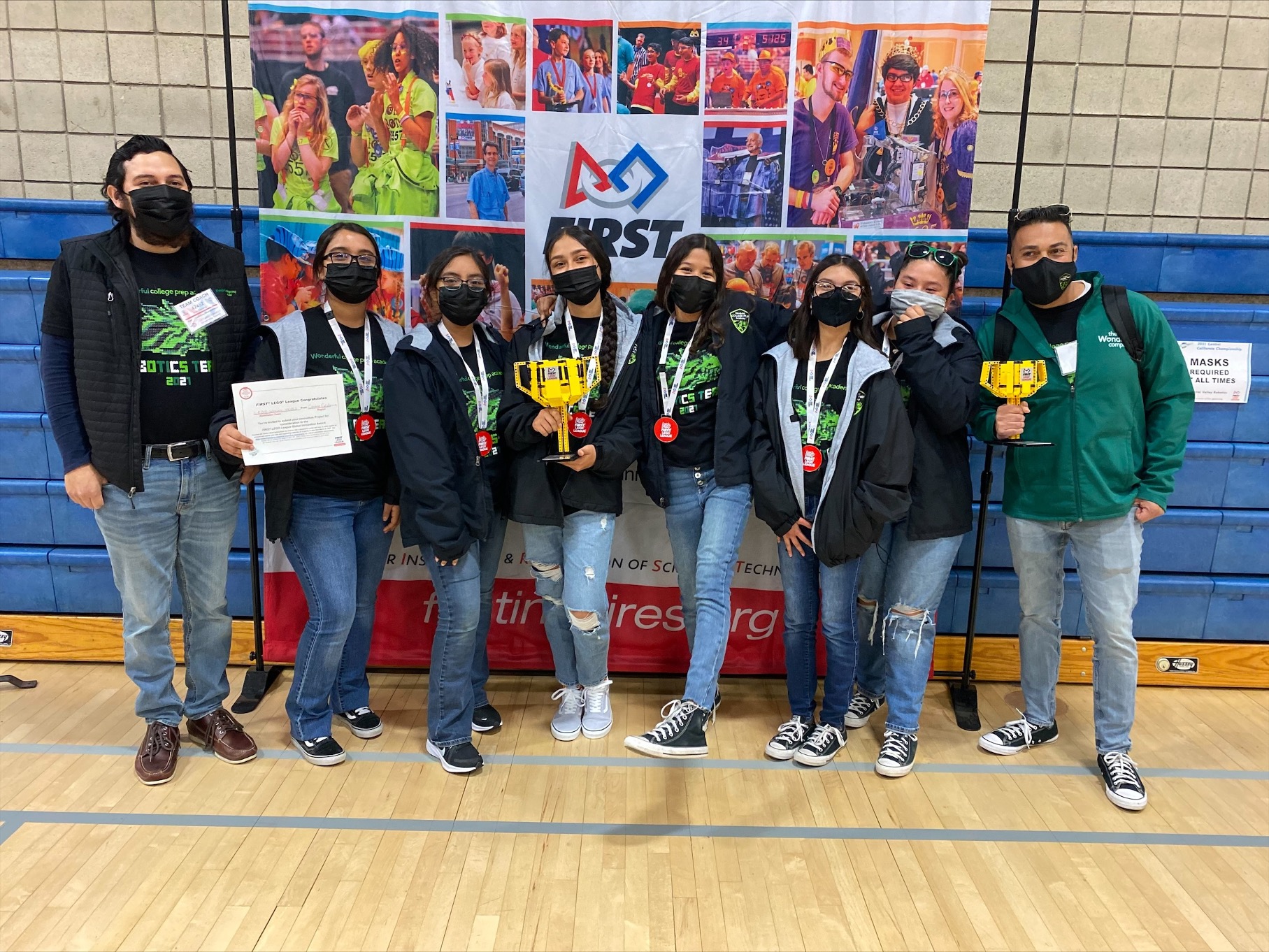 Wonderful College Prep Academy Delano robotics team