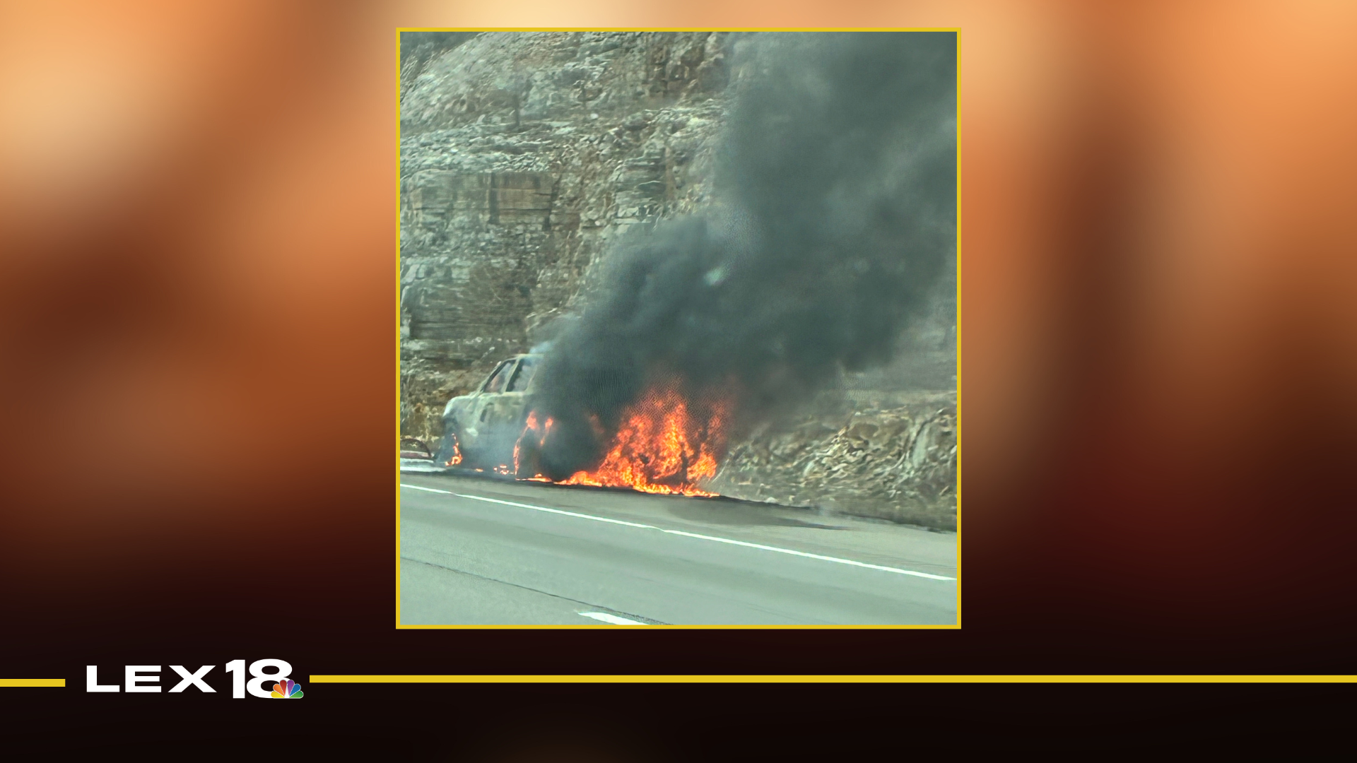Vehicle fire on I-75