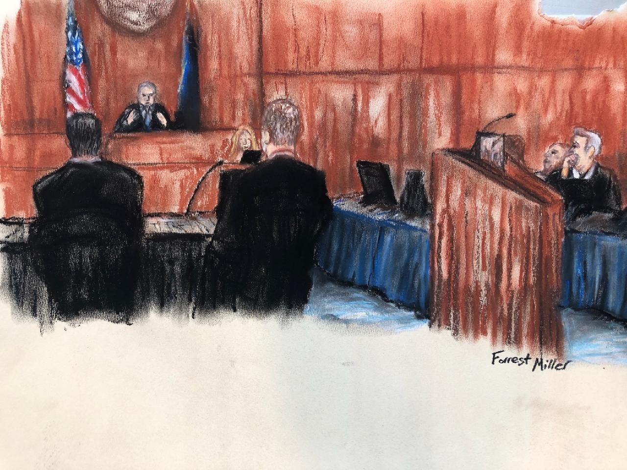 Governor Kidnapping Plot Trial Sketch