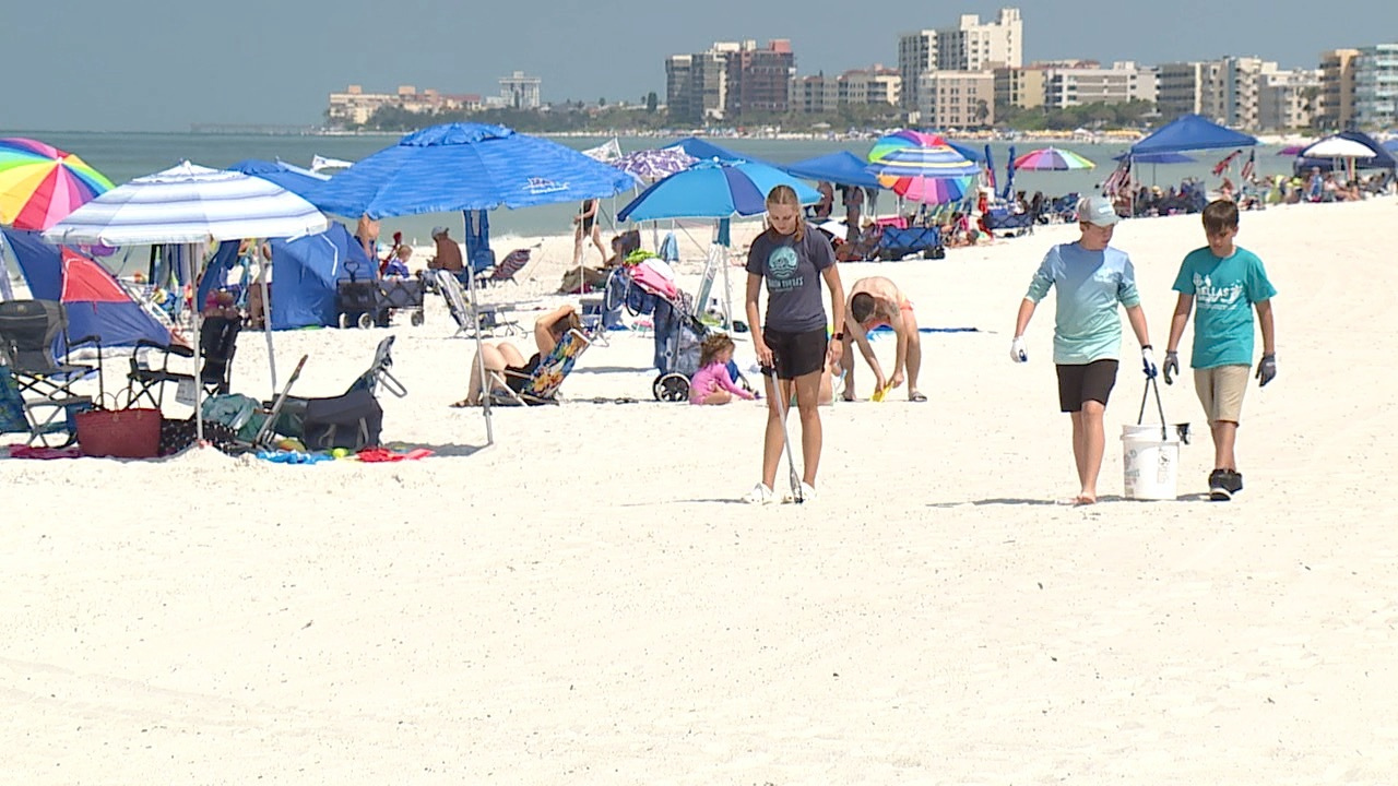 Crews spend day cleaning up after July 4th celebrations across Tampa Bay area
