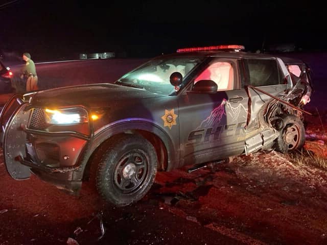 Flathead Sheriff Car Hit by DUI driver