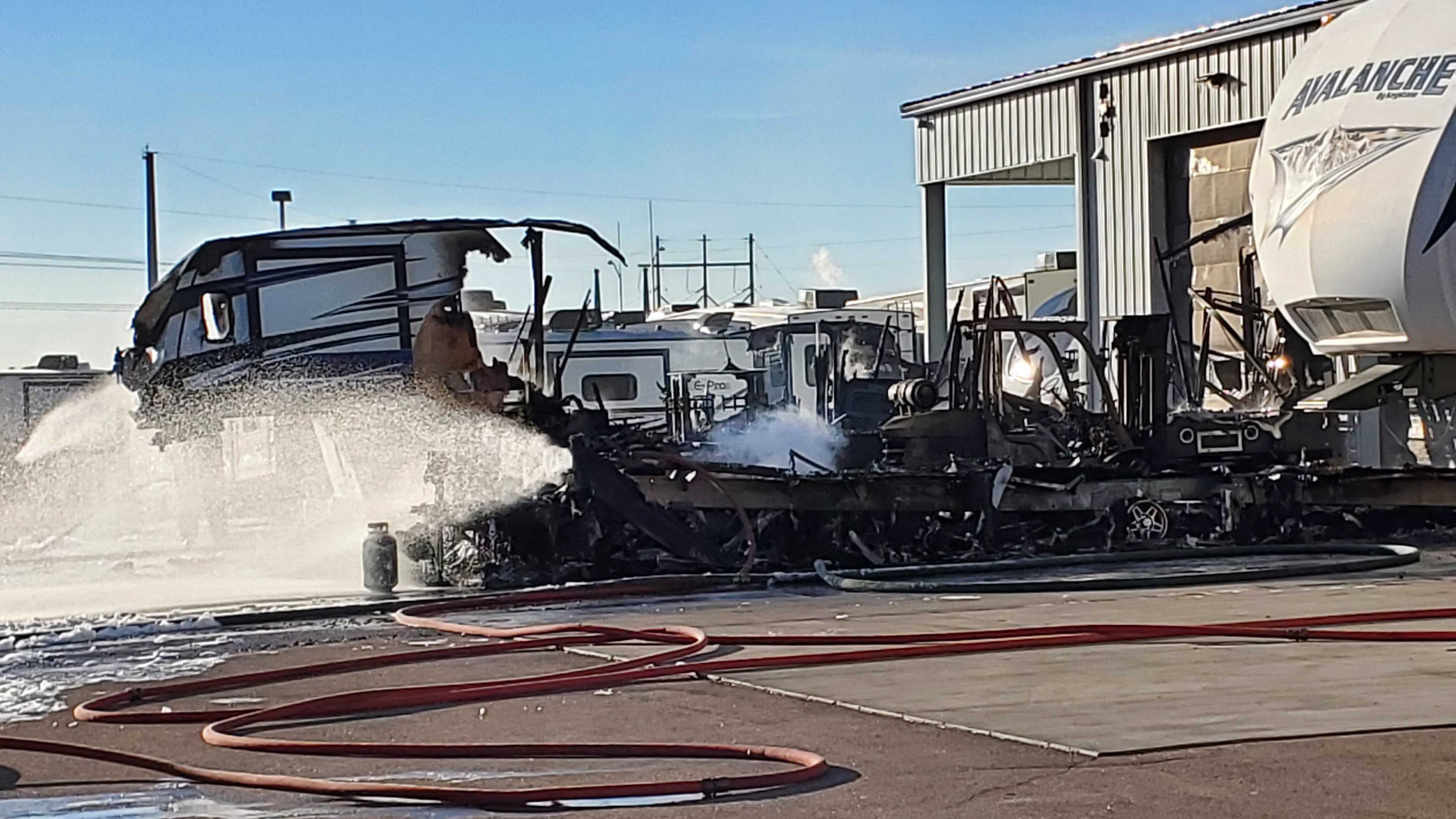 Fire at Windish RV