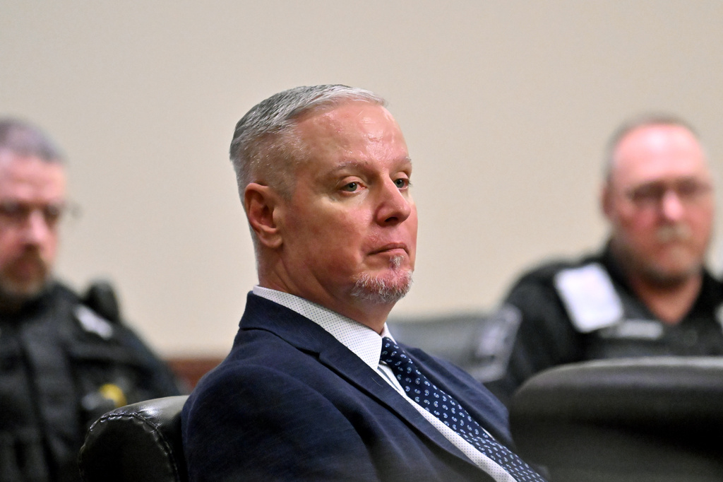 Colin Gray, the father of Apalachee High School shooting suspect Colt Gray, listens during his trial, Friday, Feb. 27, 2026, at the Barrow County Courthouse in Winder, Ga. 