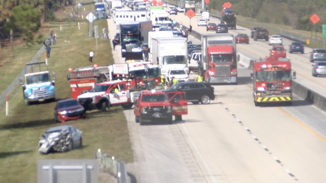 An injury crash in Palm Beach County has southbound lanes of Florida's Turnpike blocked near Donald Ross Road and mile marker 112.