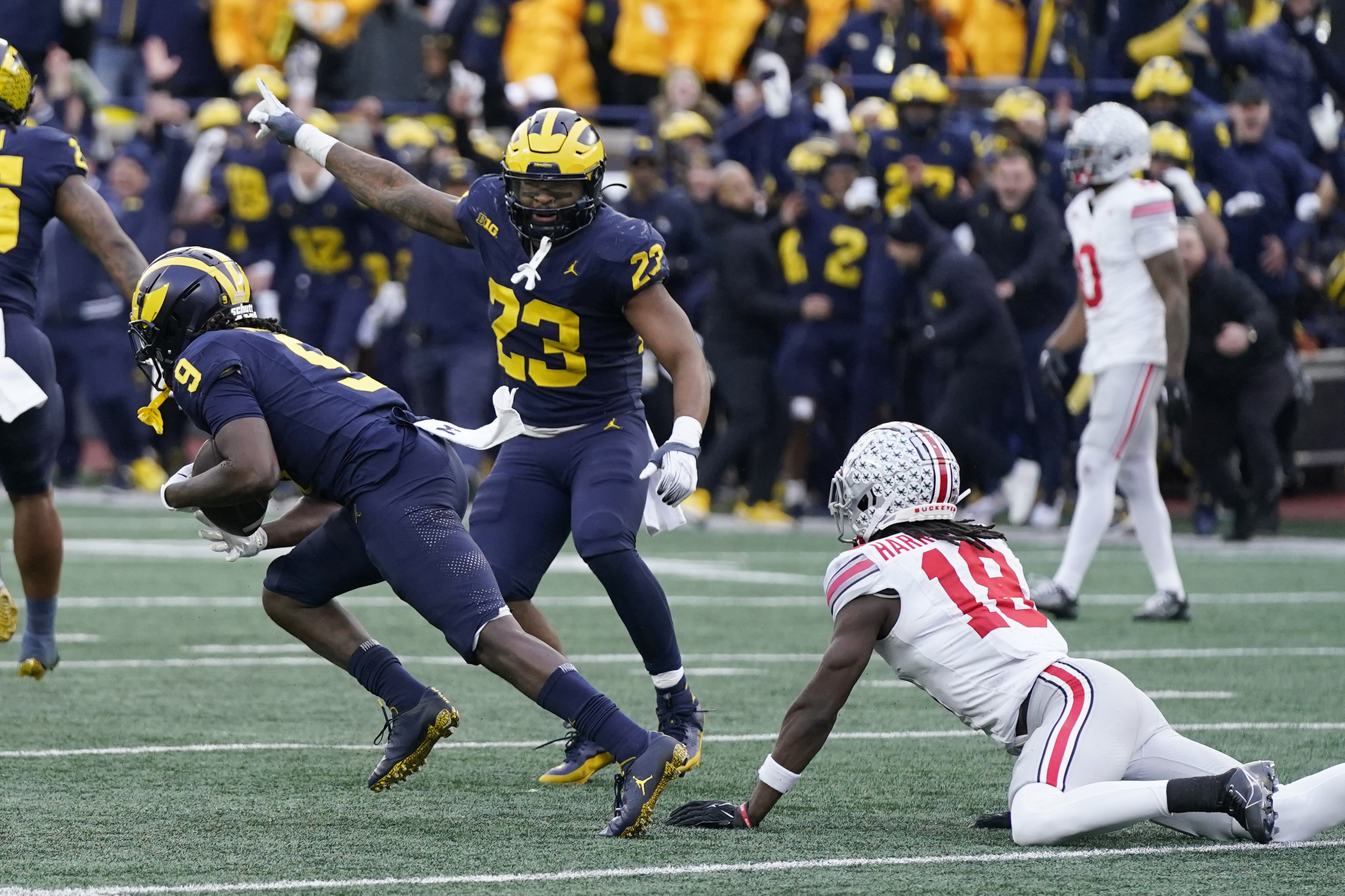 APTOPIX Ohio St Michigan Football