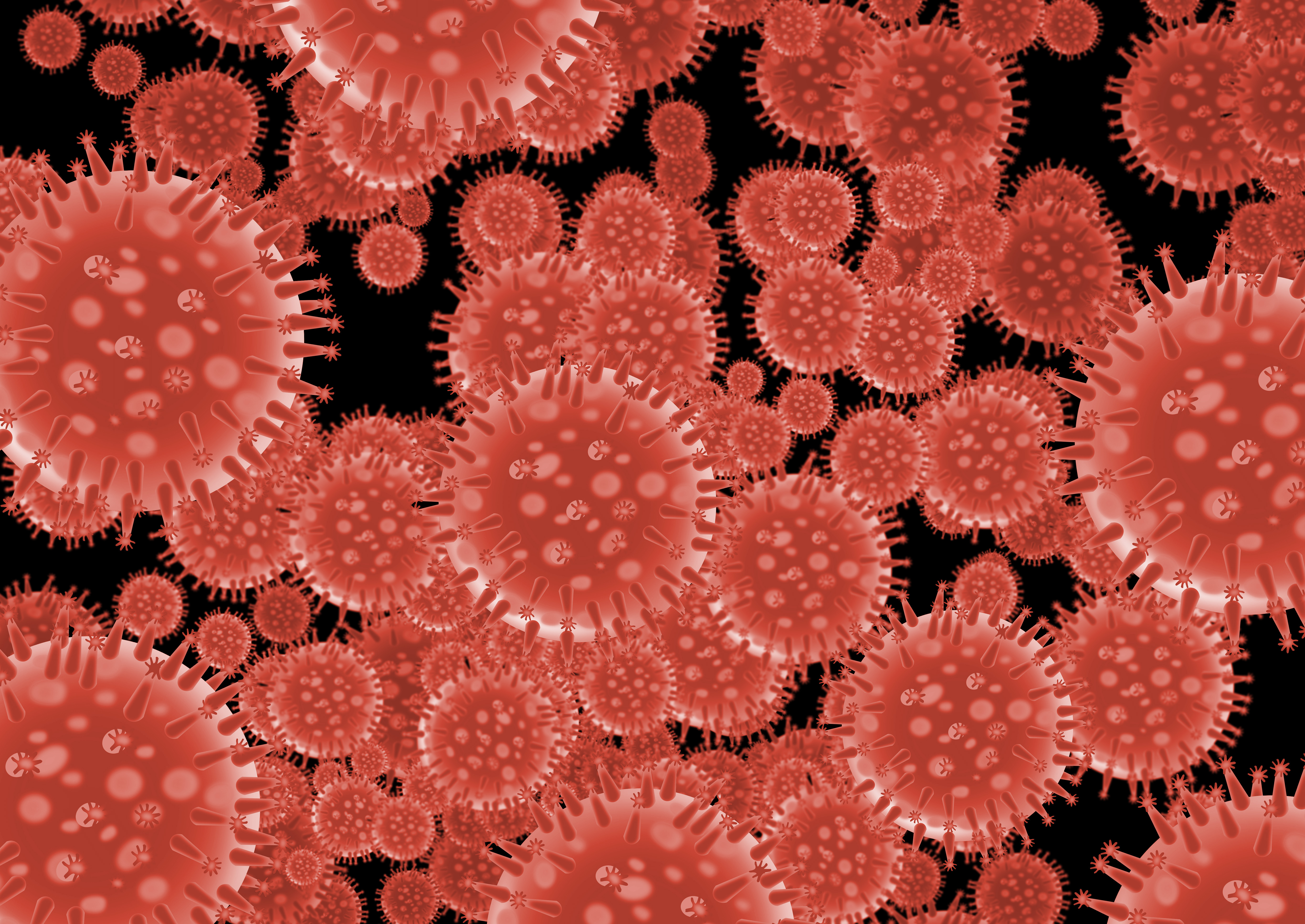 Generic red and black virus