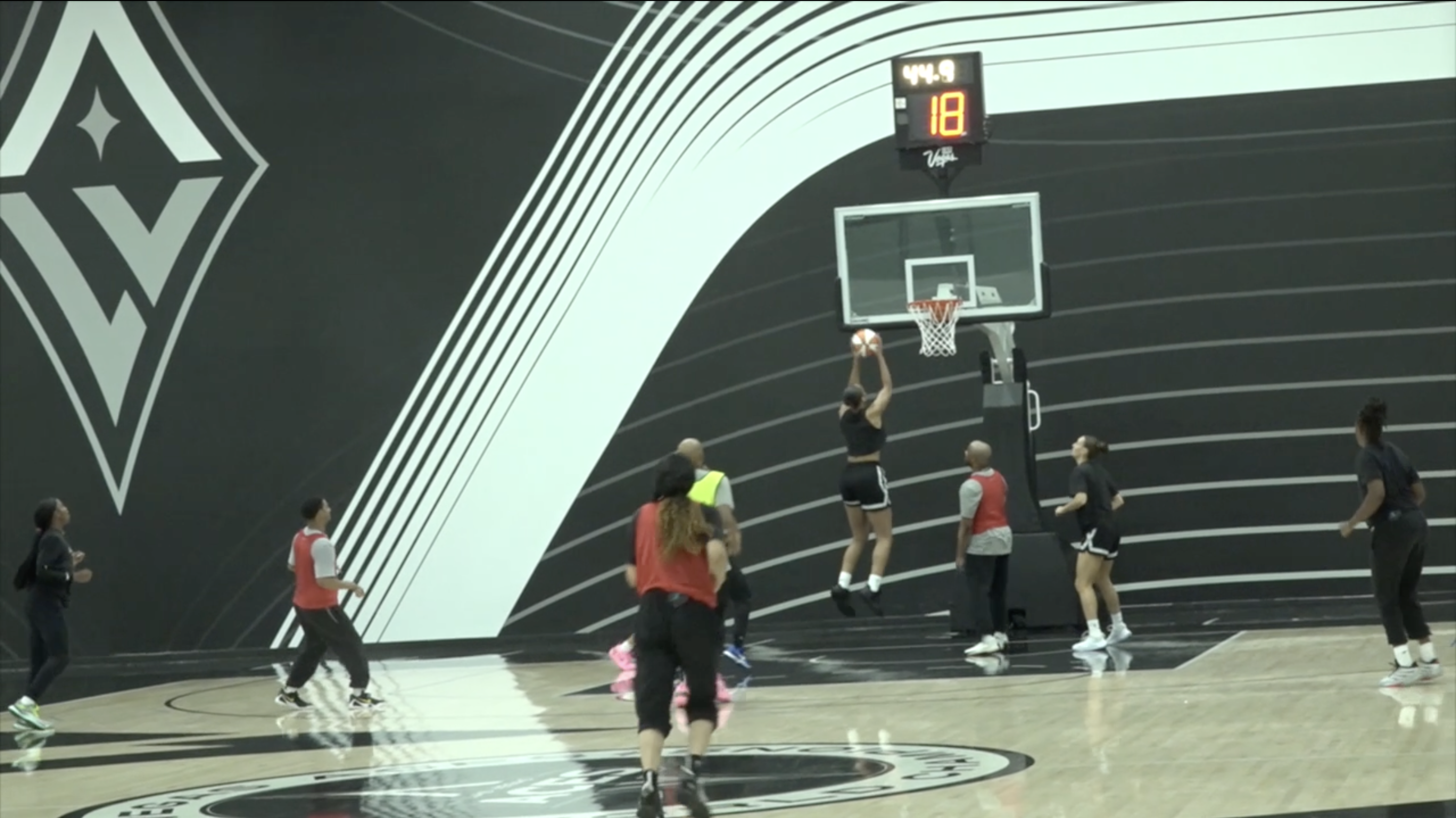 Las Vegas Aces practice 2026