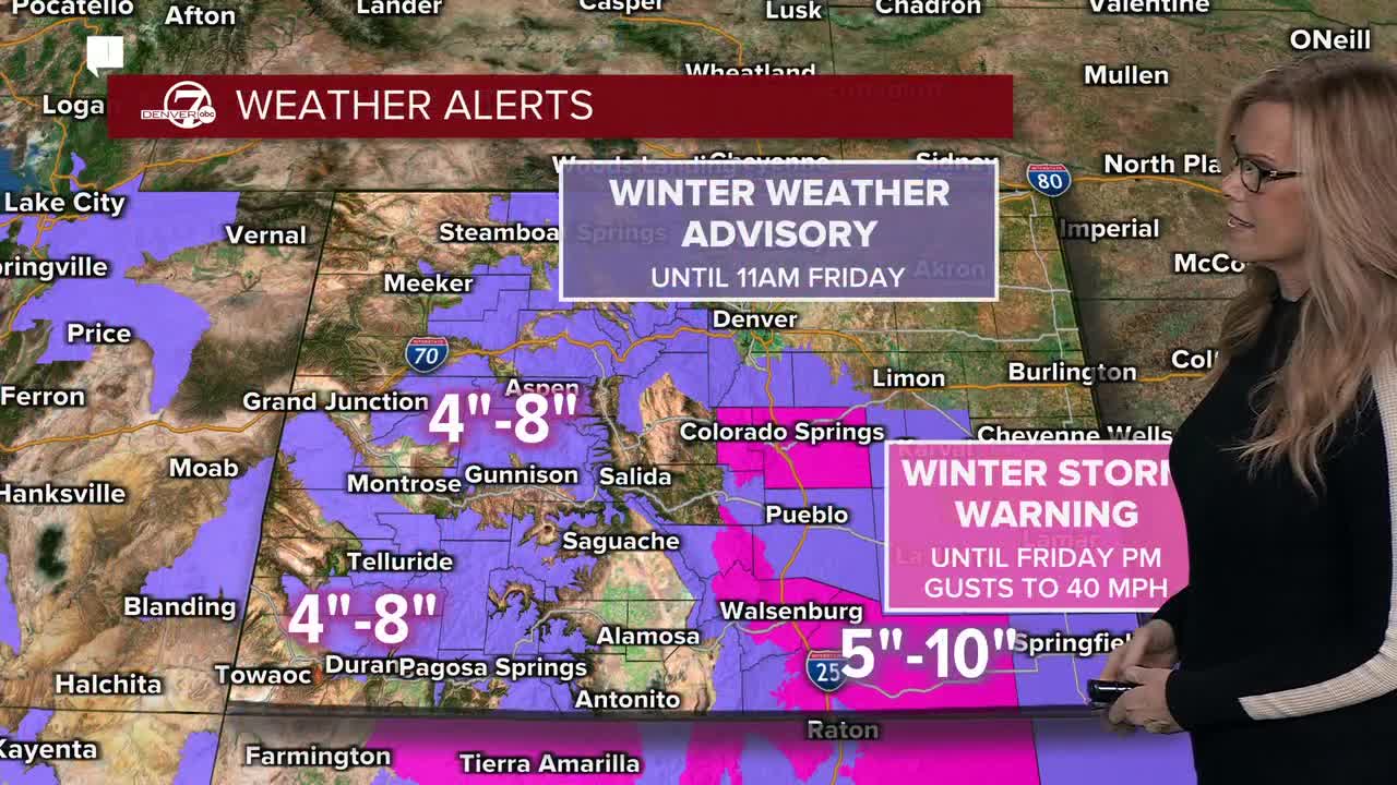 Winter Weather Alerts into Friday