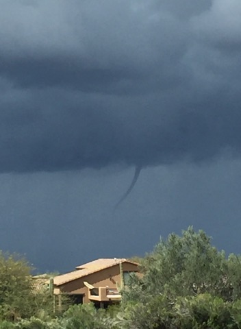 Cold air funnel Mesa