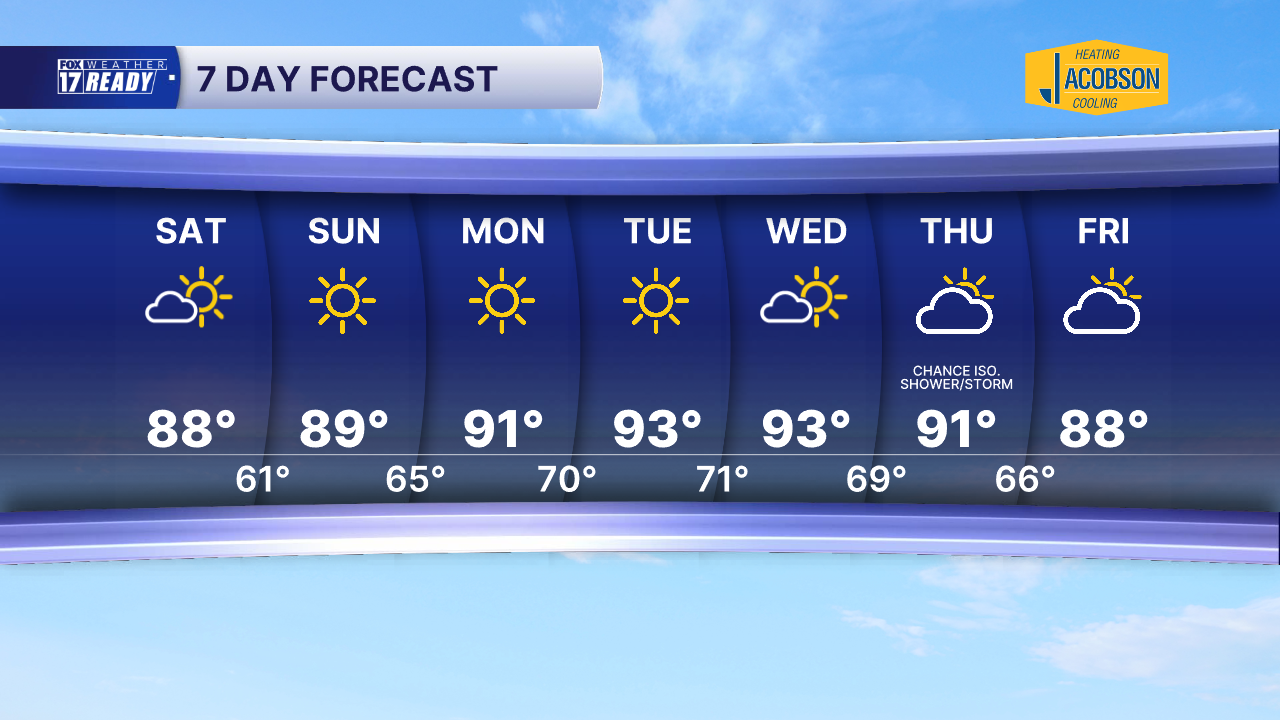 7 DAY FORECAST