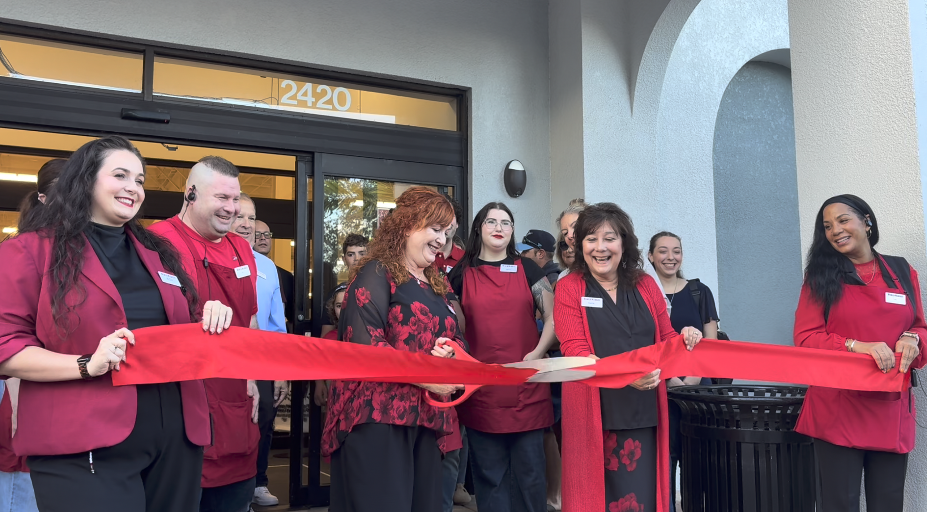 World Market ribbon cutting 