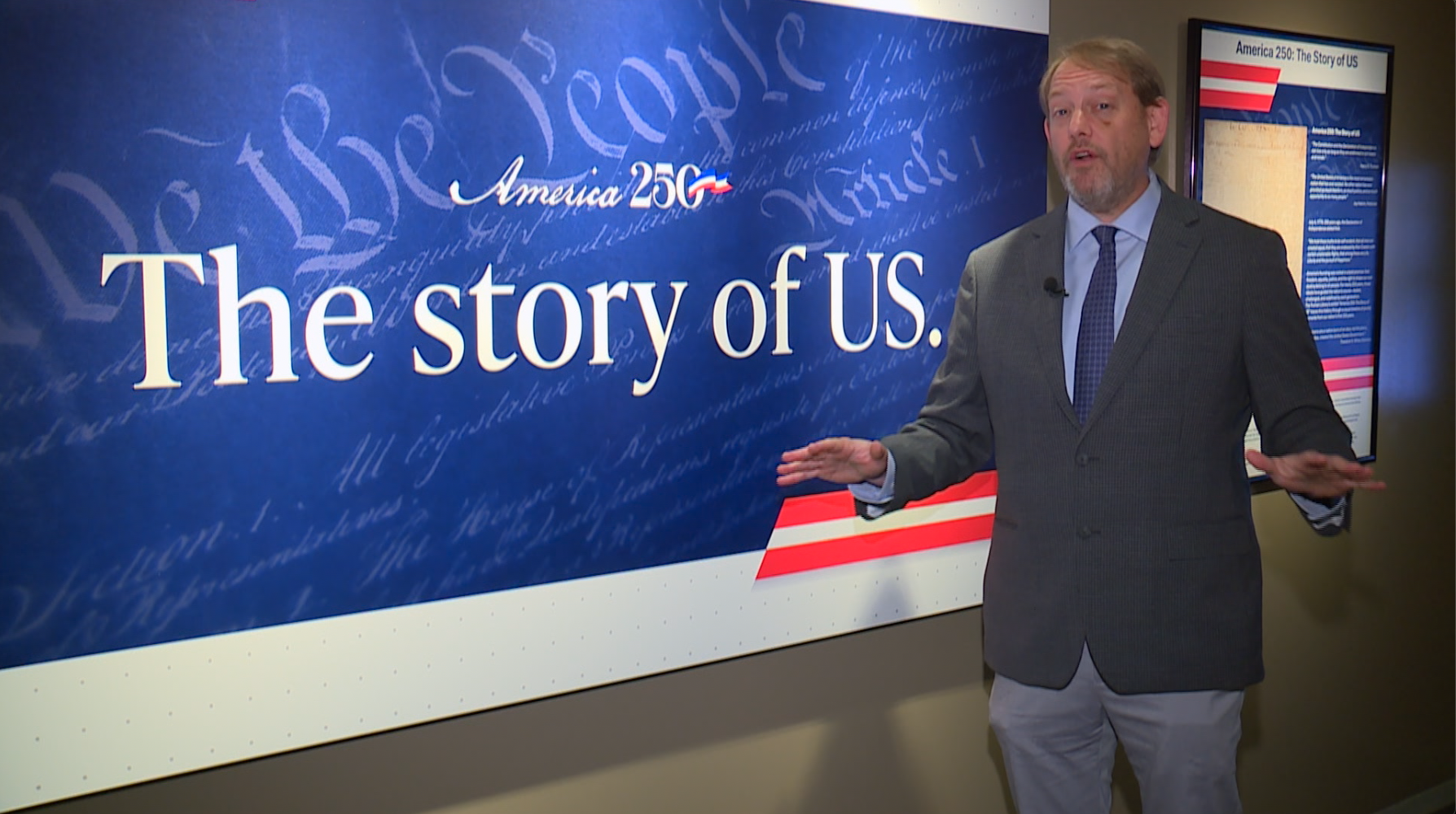 Truman Library Story of US America 250 exhibit