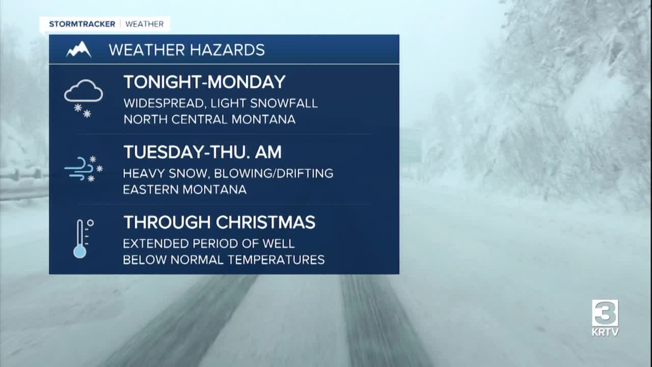 Snow continuing, much colder temperatures ahead