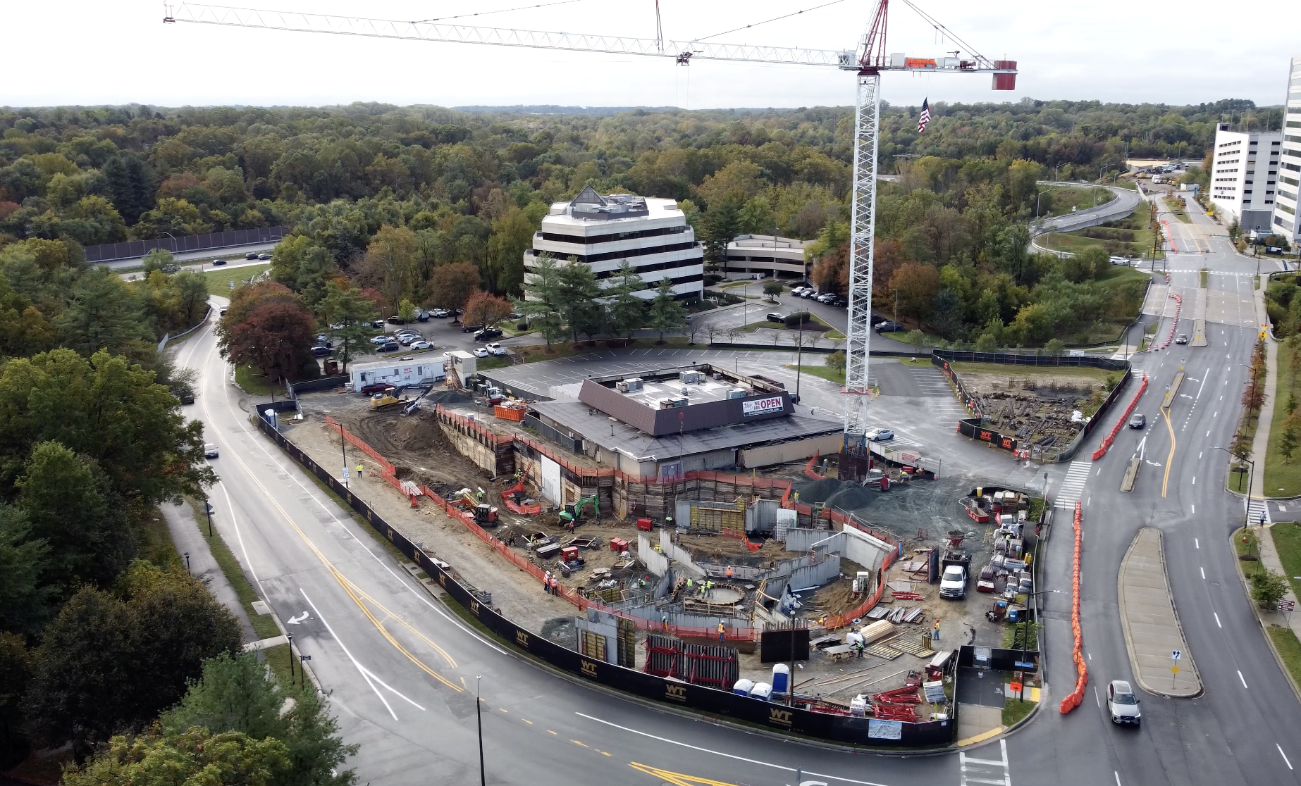 Toby's Dinner Theater under construction