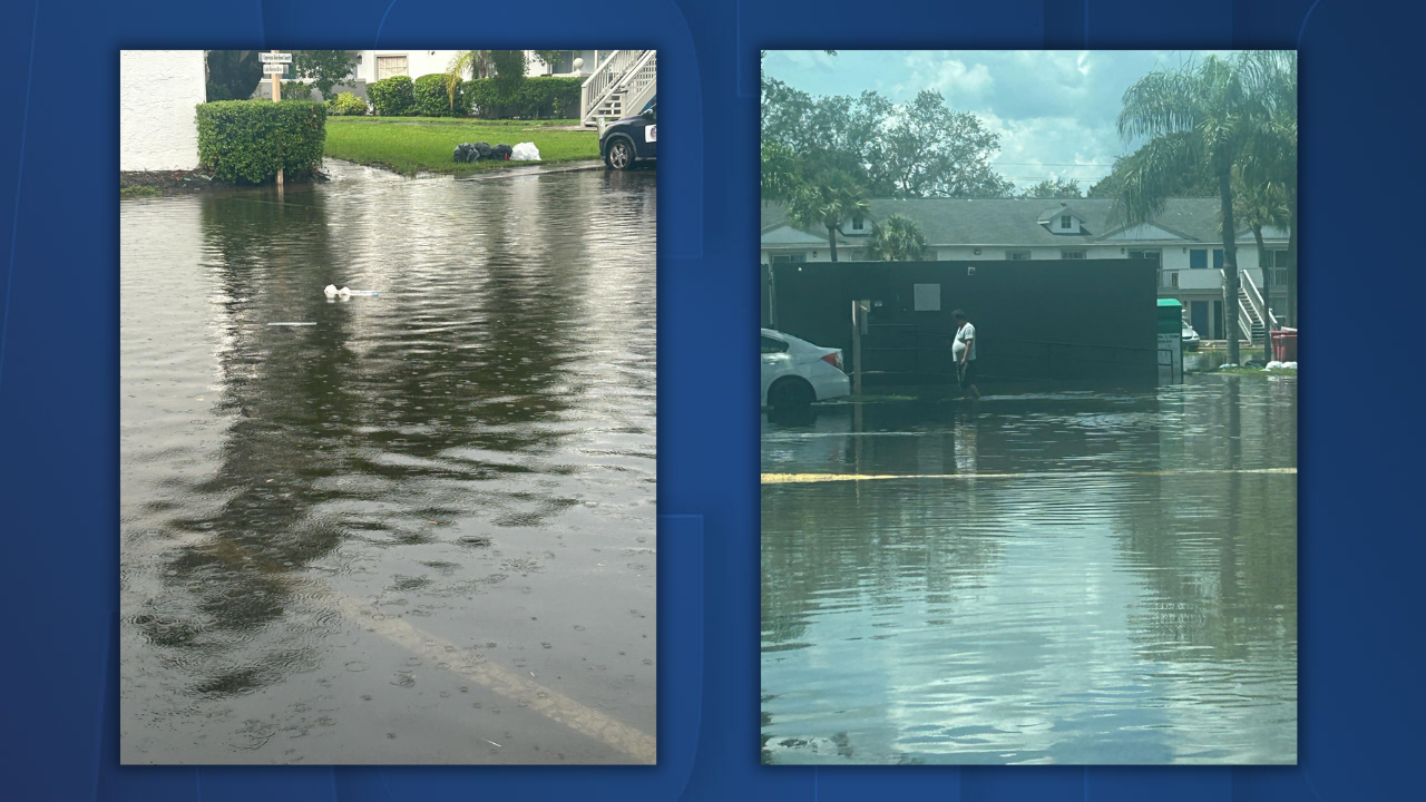 flooding at Tampa apartment complex